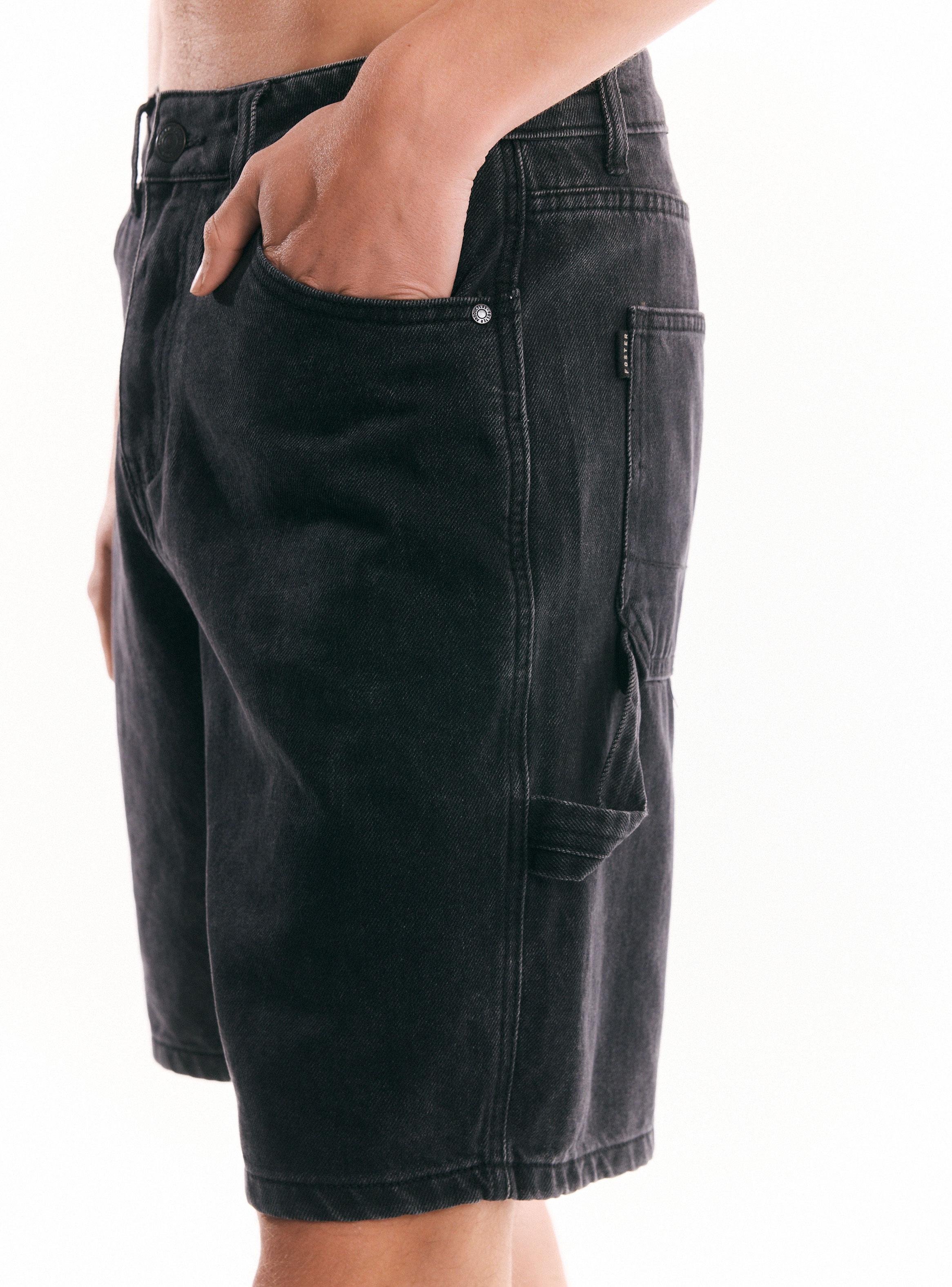 Bermuda Jeans Carpintero Relajado-2