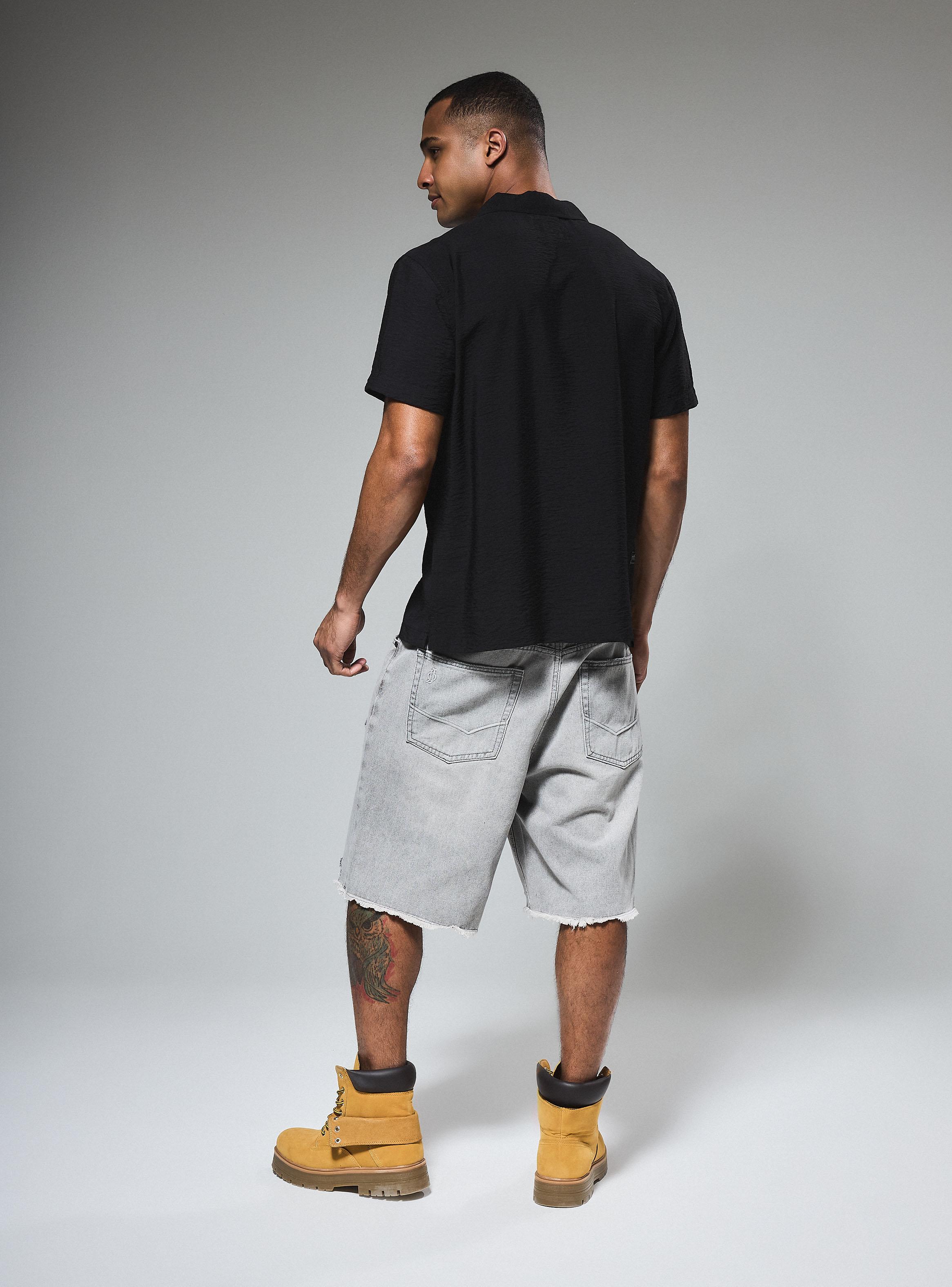 Camisa Texturada Relaxed Fit-5