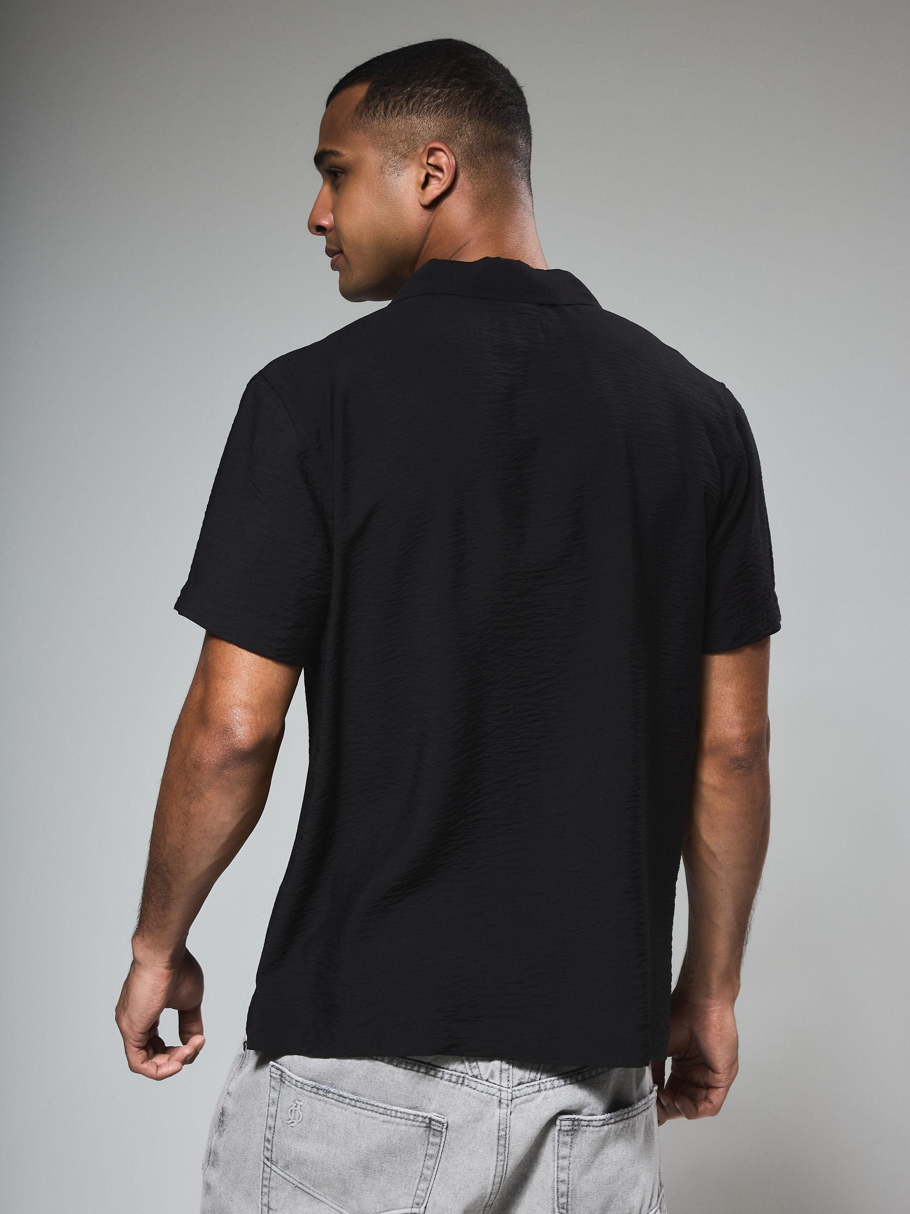 Camisa Texturada Relaxed Fit-1