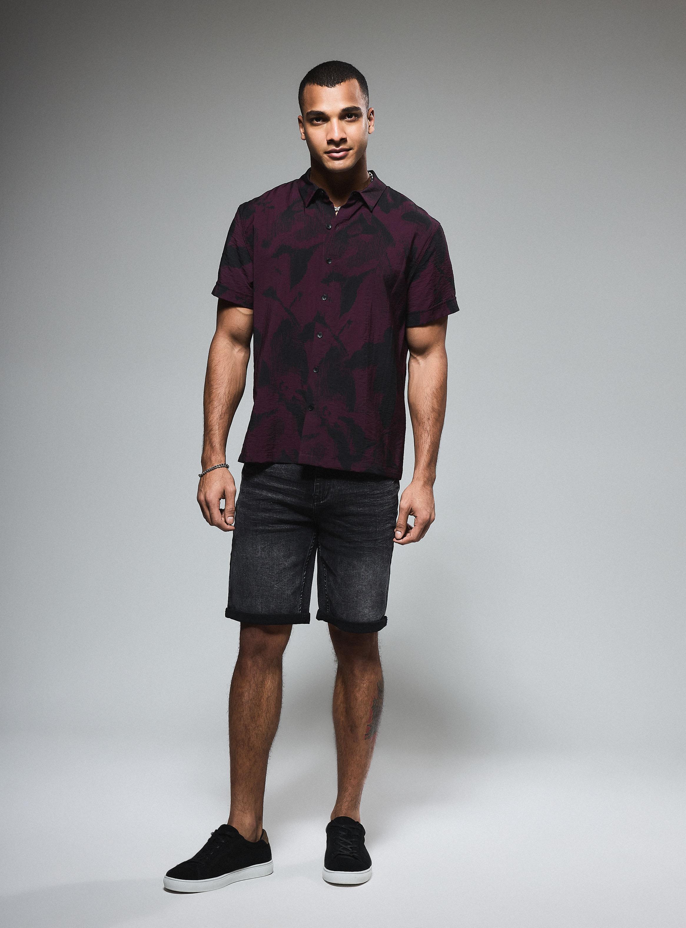 Camisa Estampado Botánico Regular Fit-4