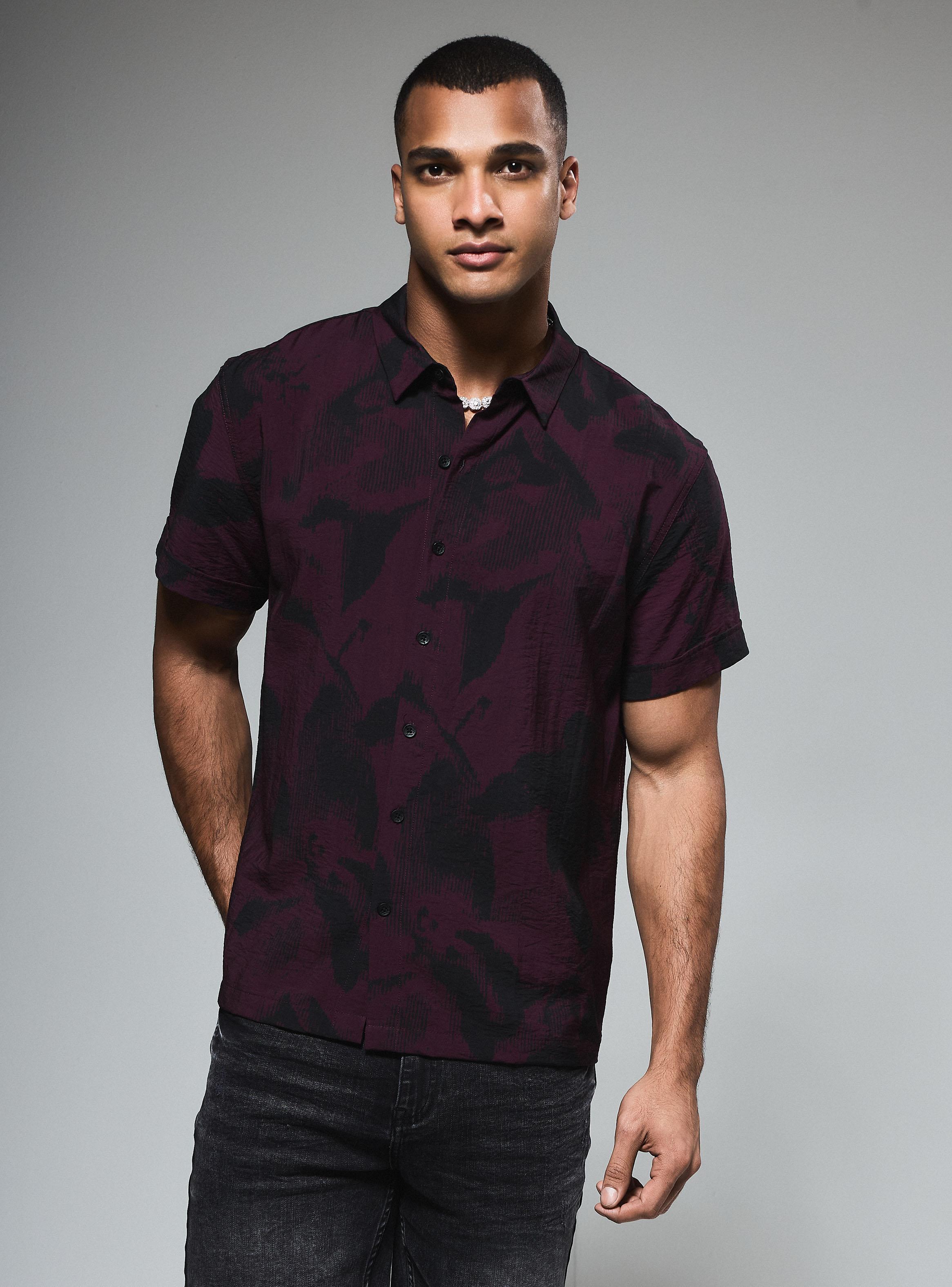 Camisa Estampado Botánico Regular Fit-0