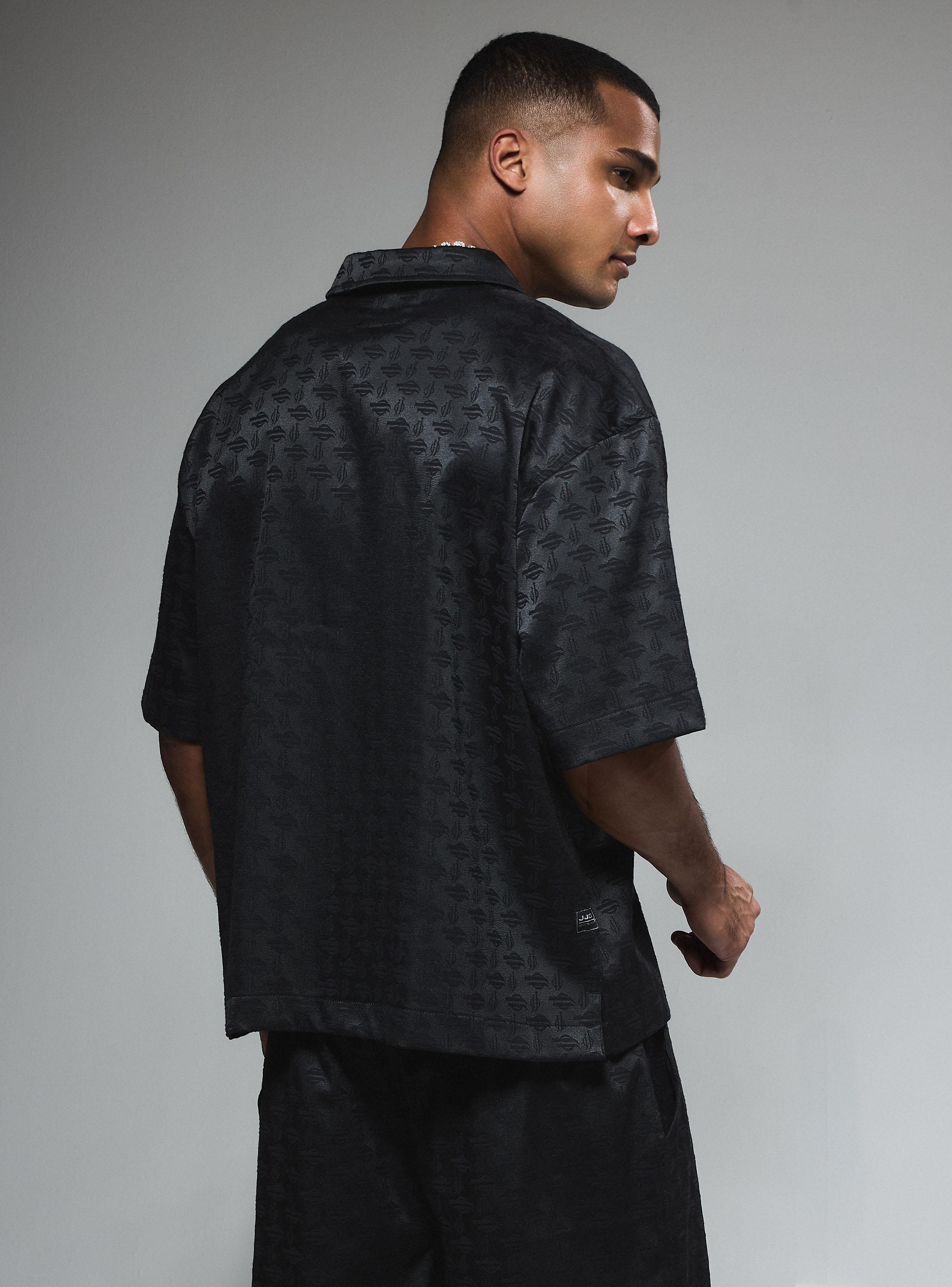 Camisa Jacquard Satinado Regular Fit-1