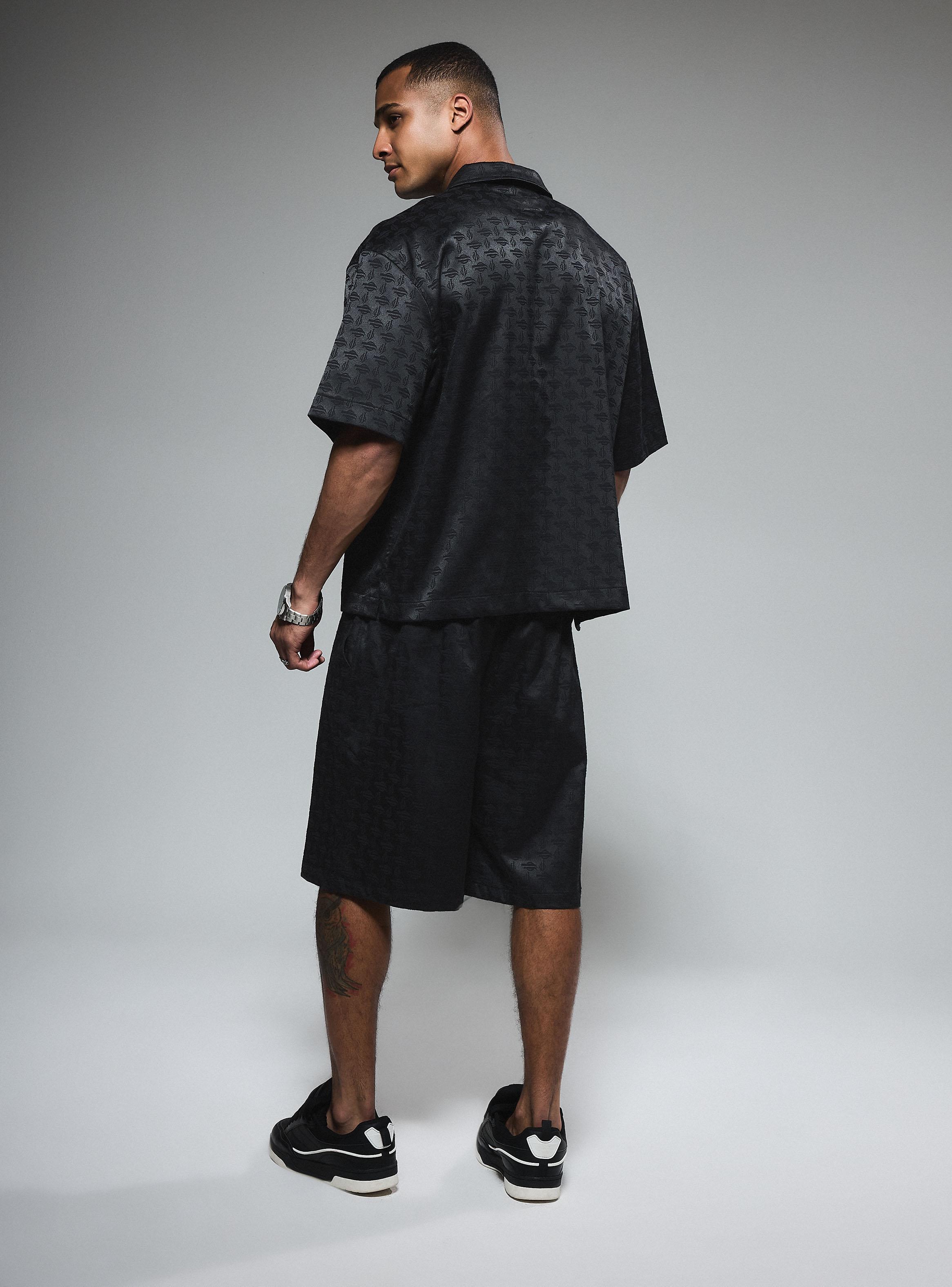 Camisa Jacquard Satinado Regular Fit-5