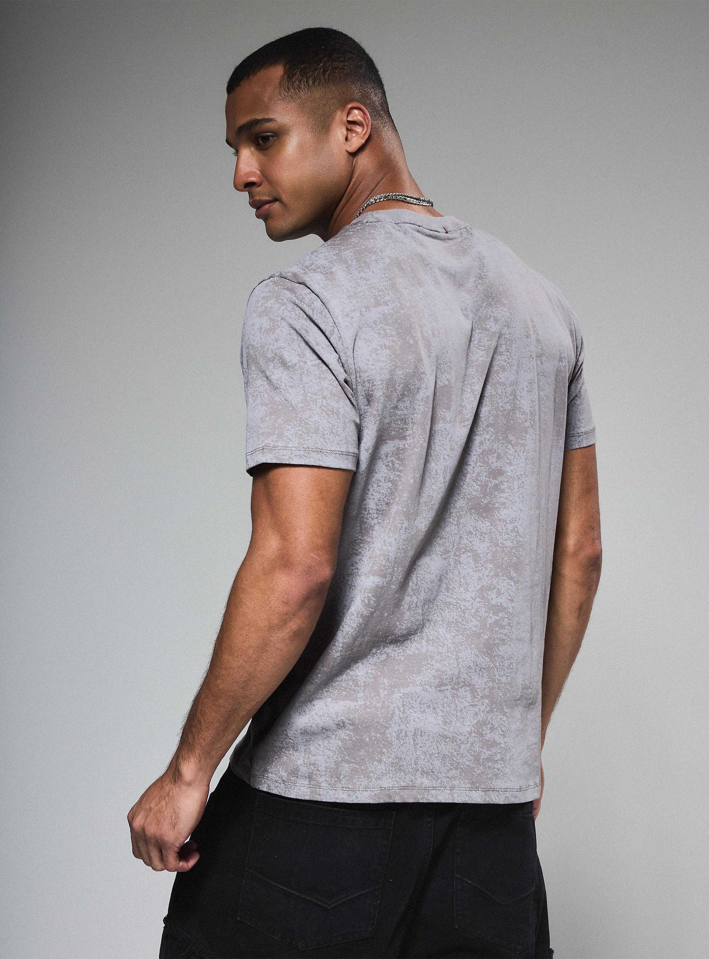 Polera Full Print Manchas Manga Corta-1