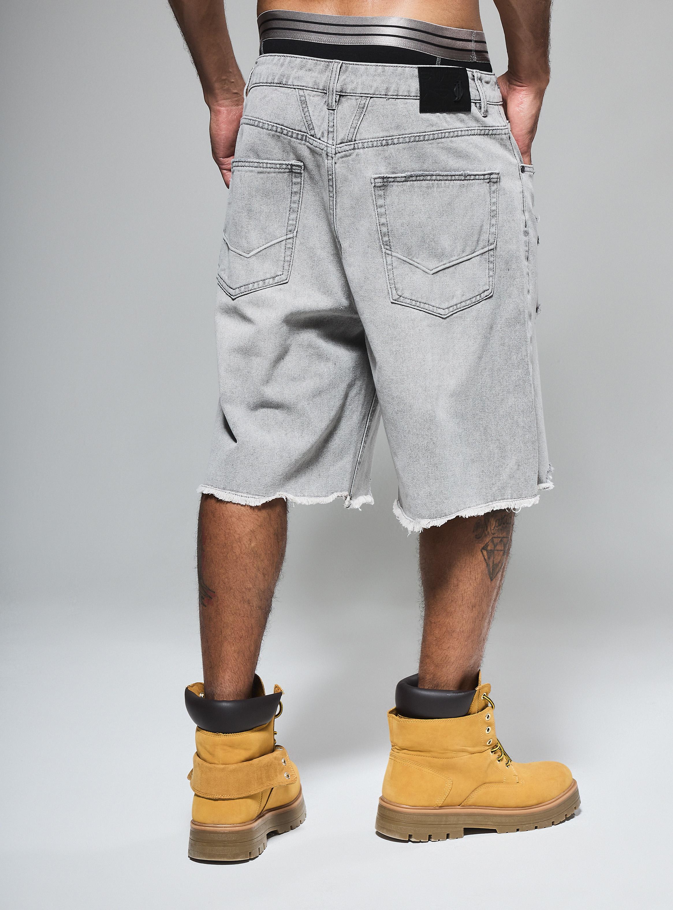 Short Roturas Grandes Regular Fit Medio-1