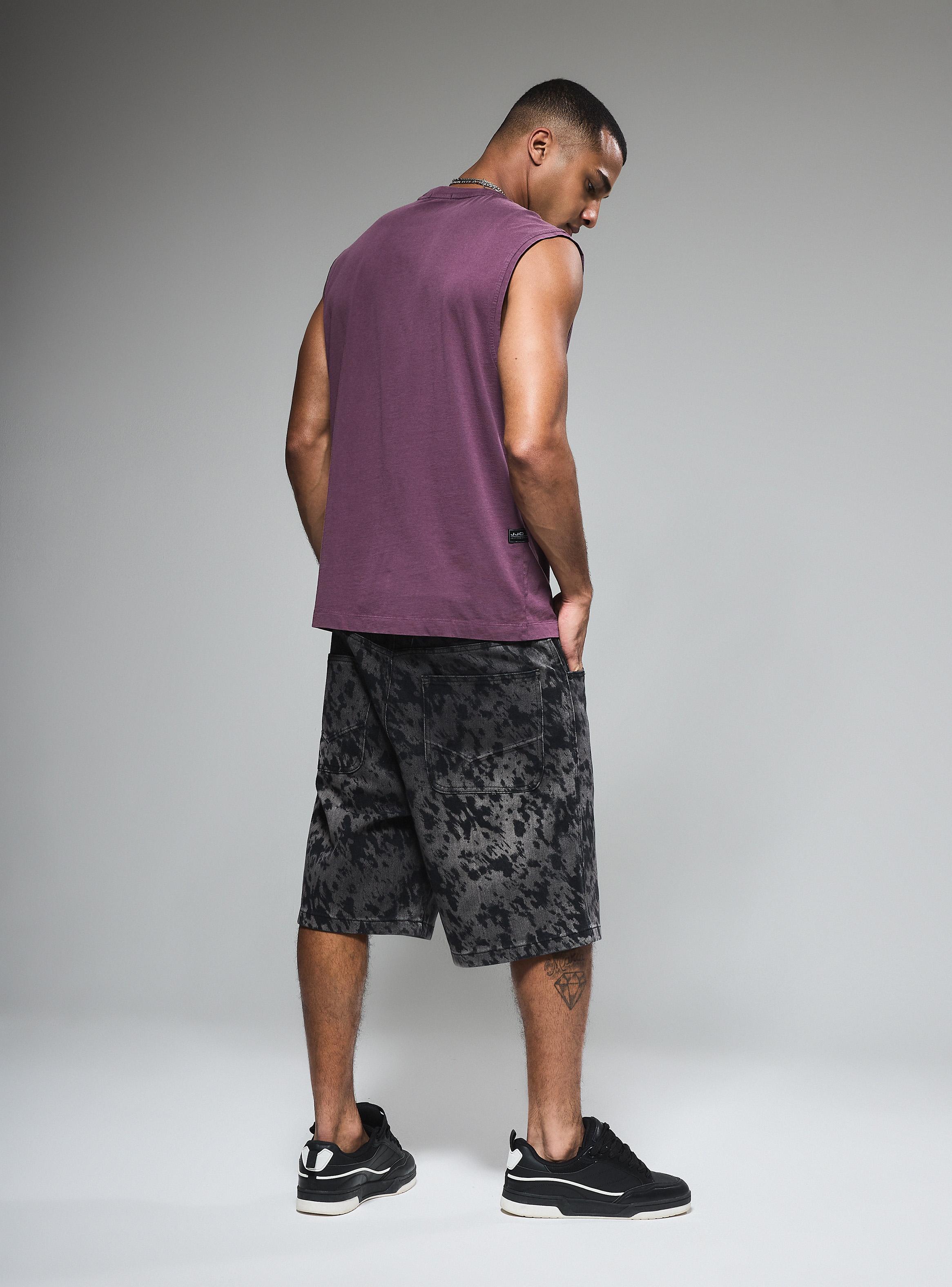 Short Estampado Animal Print Regular Fit-5