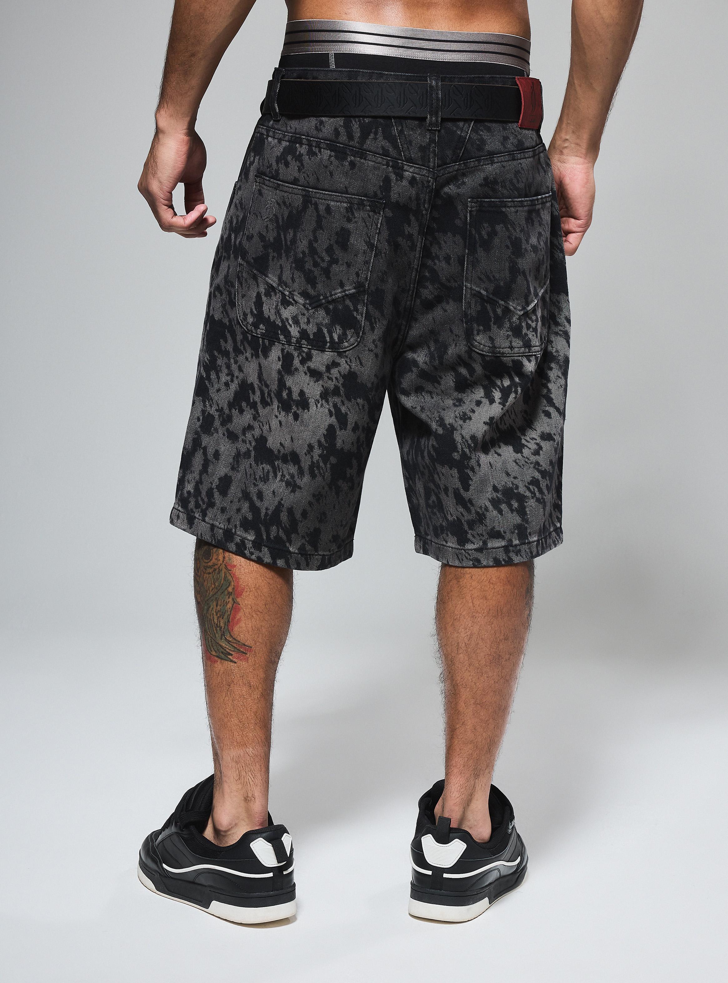 Short Estampado Animal Print Regular Fit-1