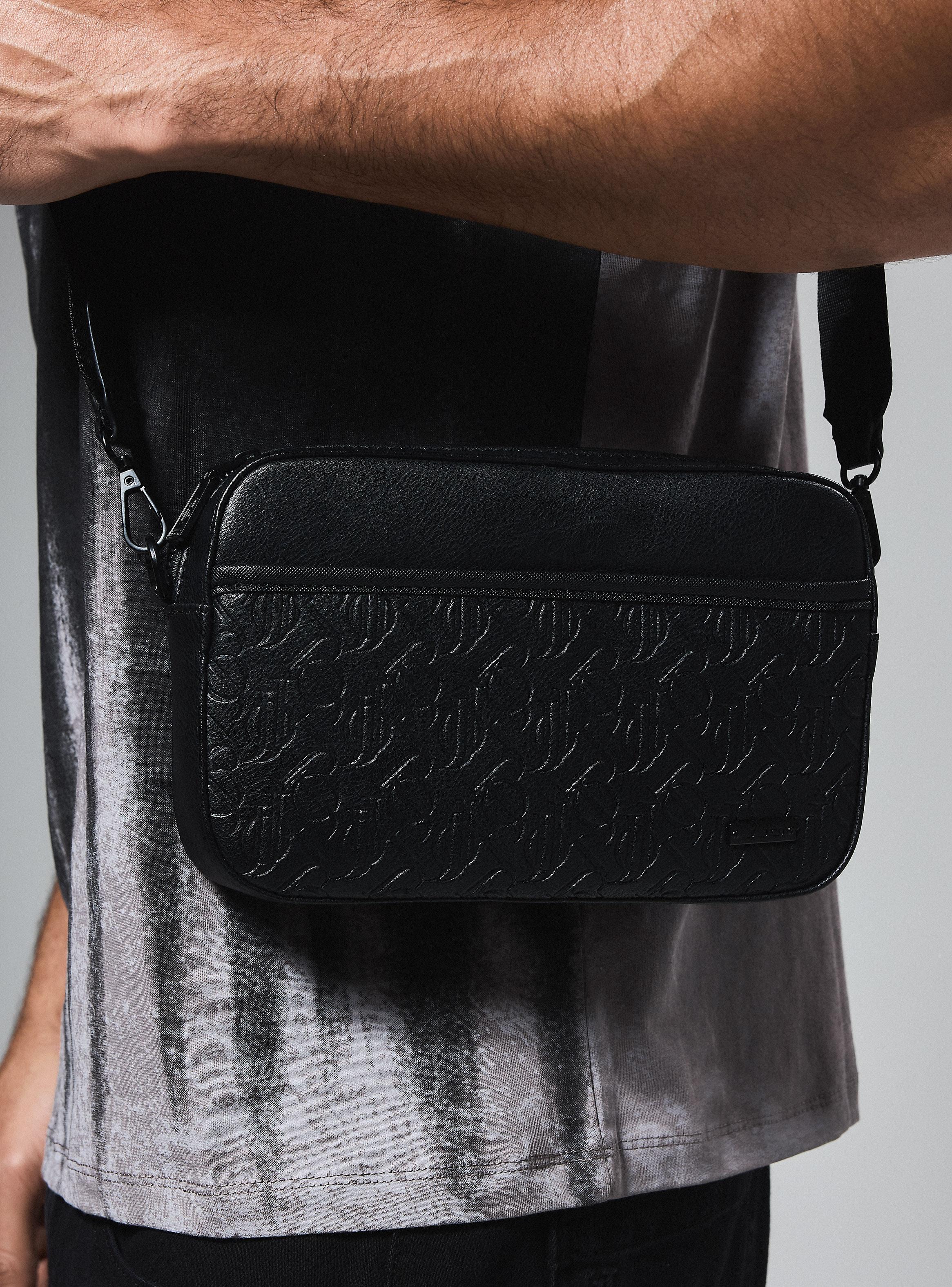 Bolso Cruzado Logo Texturado-0