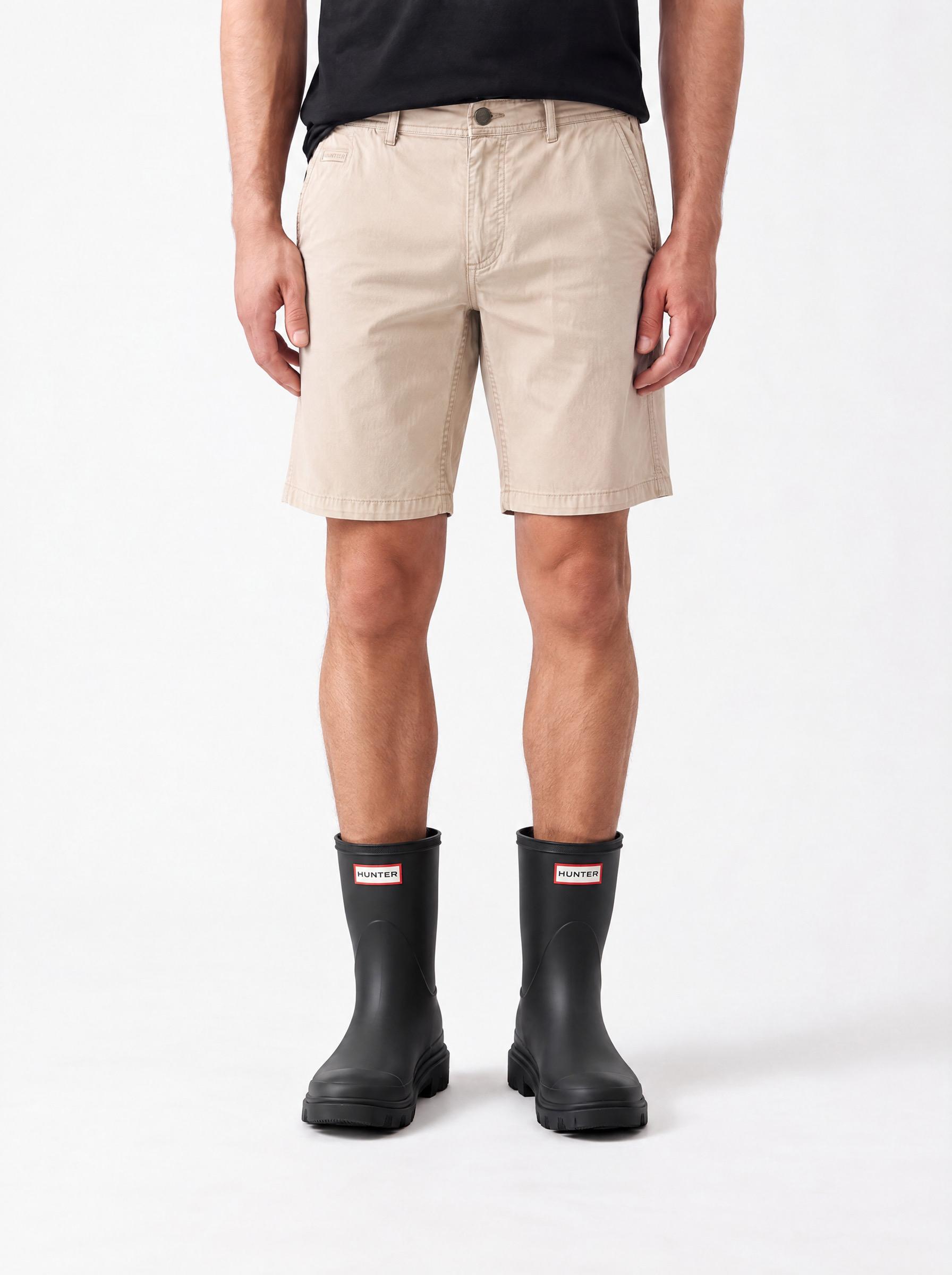 Bermuda Regular Fit en Tela de Algodón-0