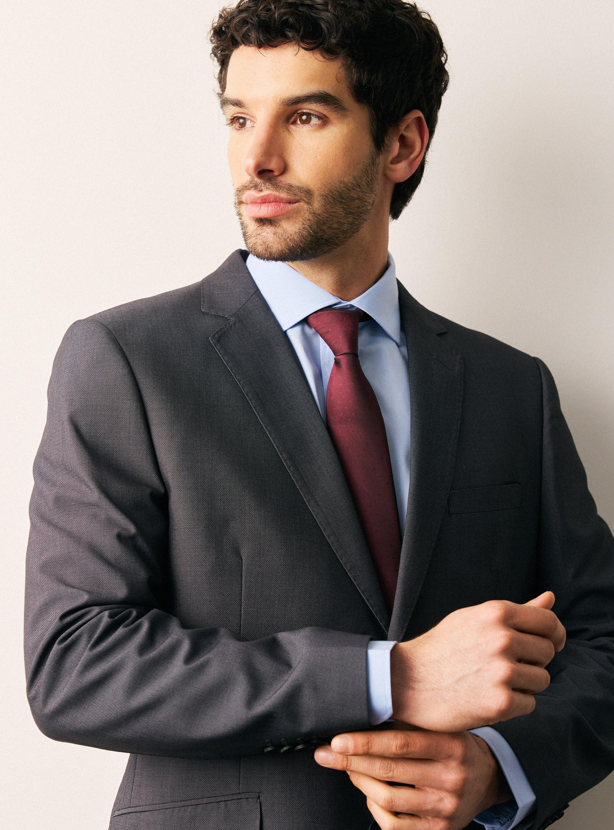 Traje Slim Fit Microtextura-2