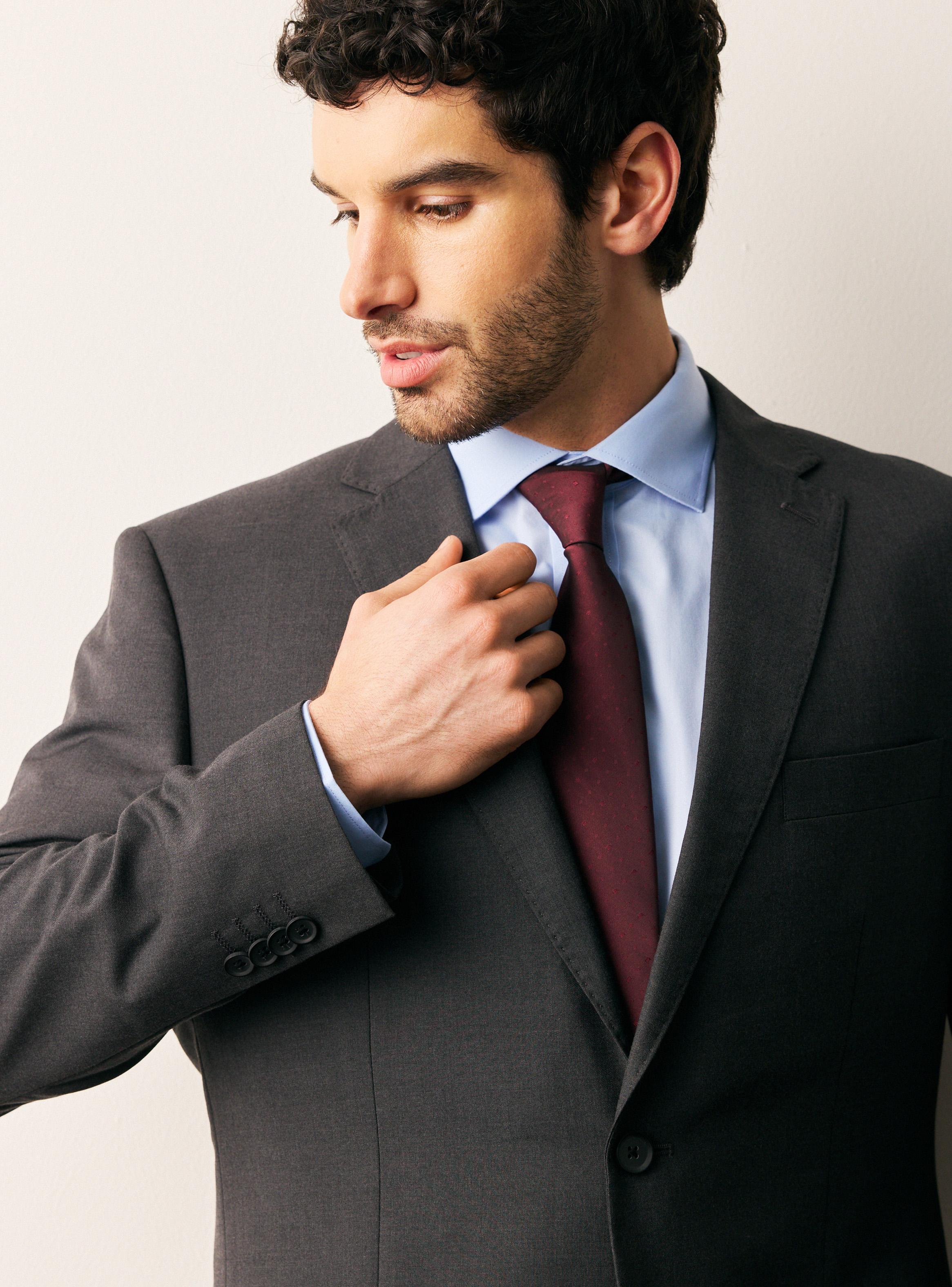 Traje Recto Regular Fit Casimir Liso-2