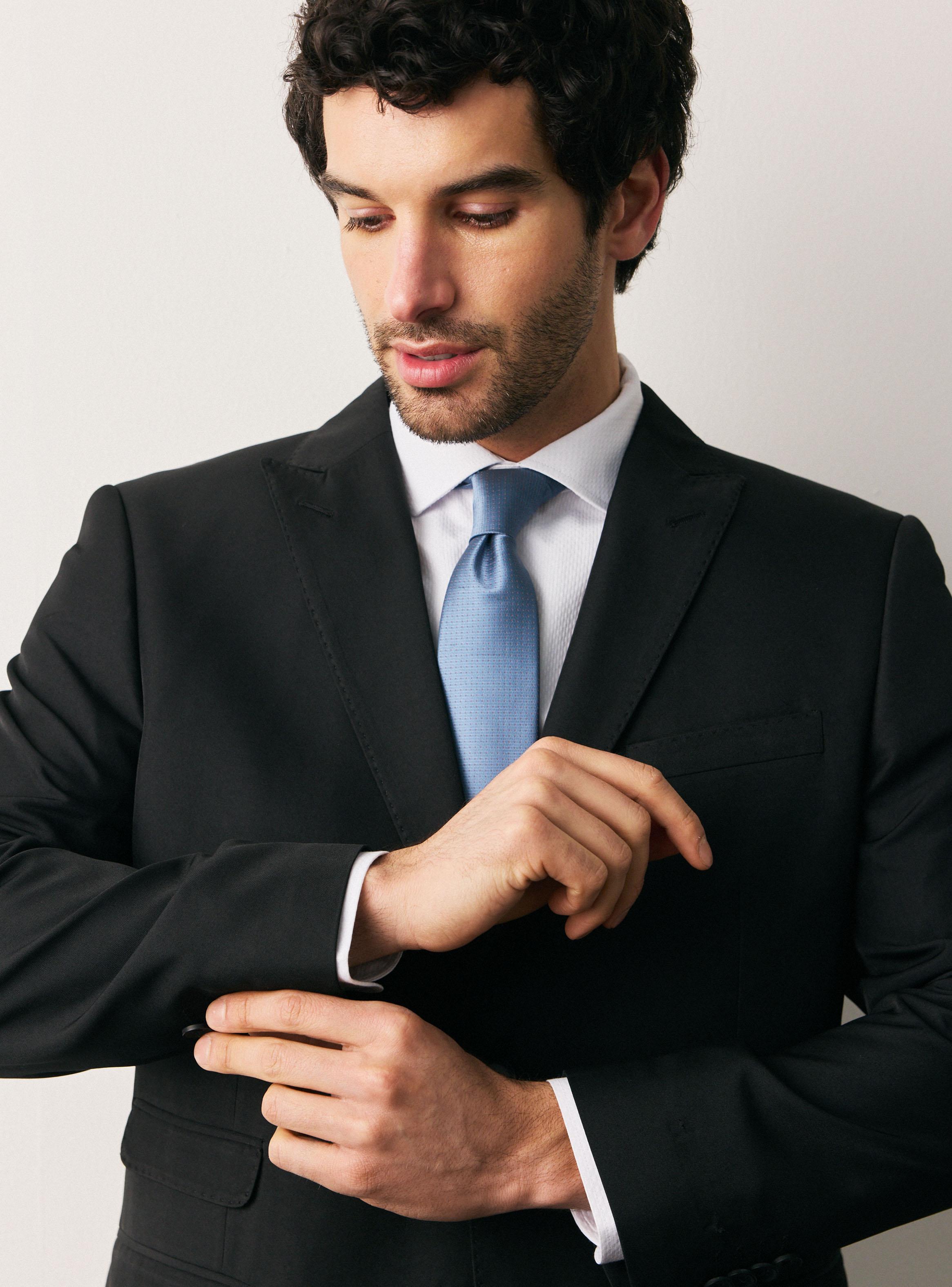 Traje Recto Vuelta de Cruzado Slim Fit-2