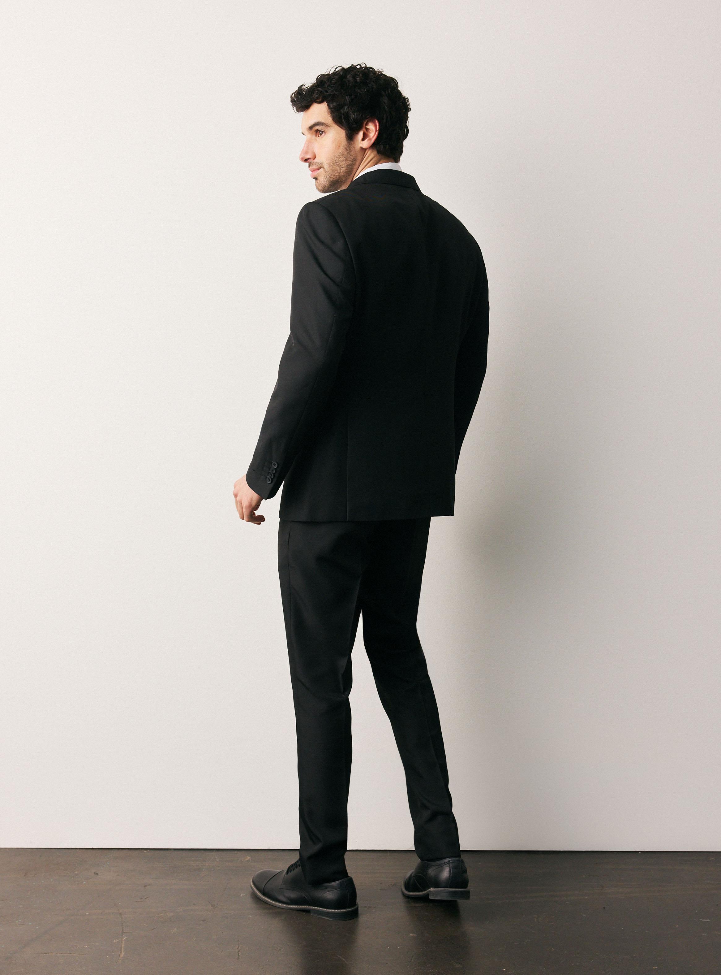 Traje Recto Vuelta de Cruzado Slim Fit-5