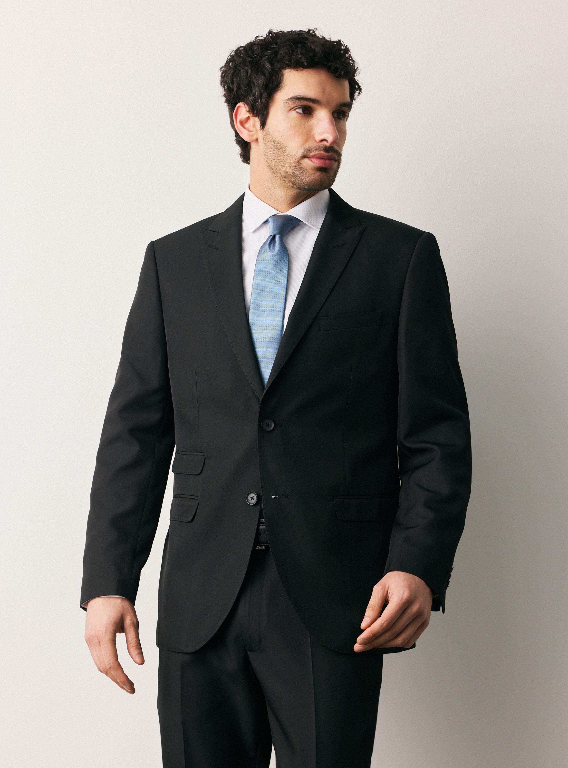 Traje Recto Vuelta de Cruzado Slim Fit-0