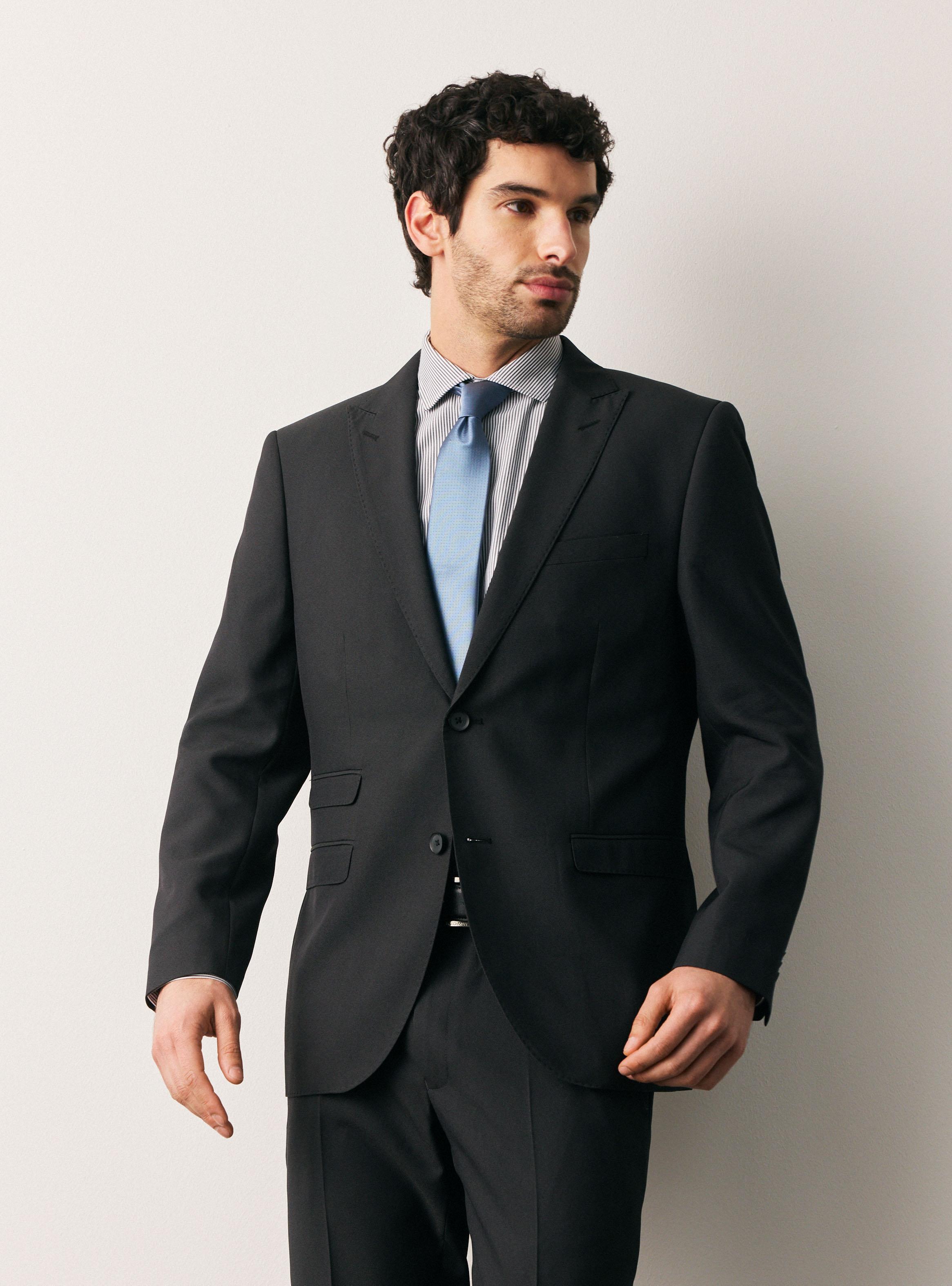 Traje Recto Vuelta de Cruzado Slim Fit-0