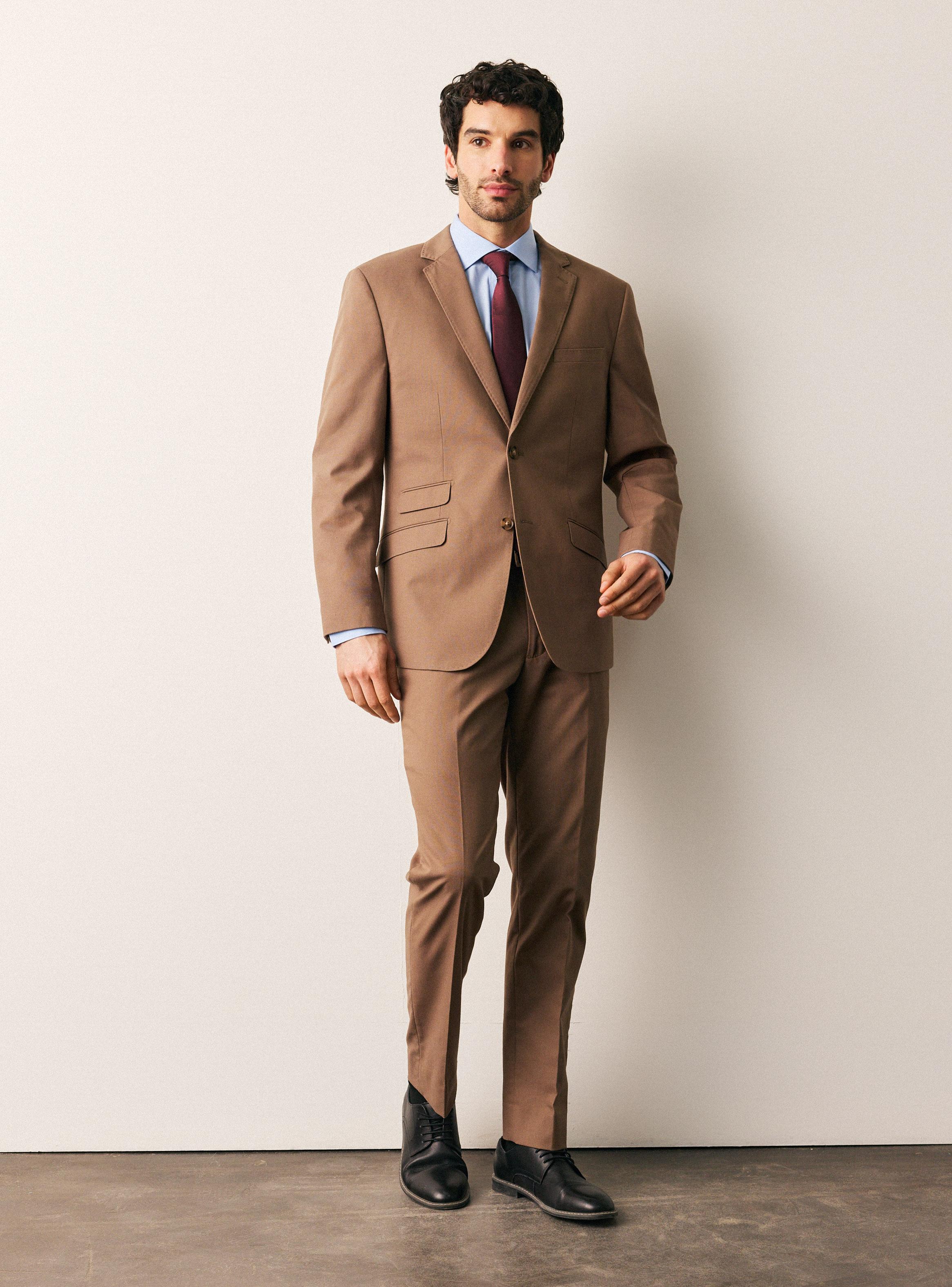 Traje Recto Lino Slim Fit-4