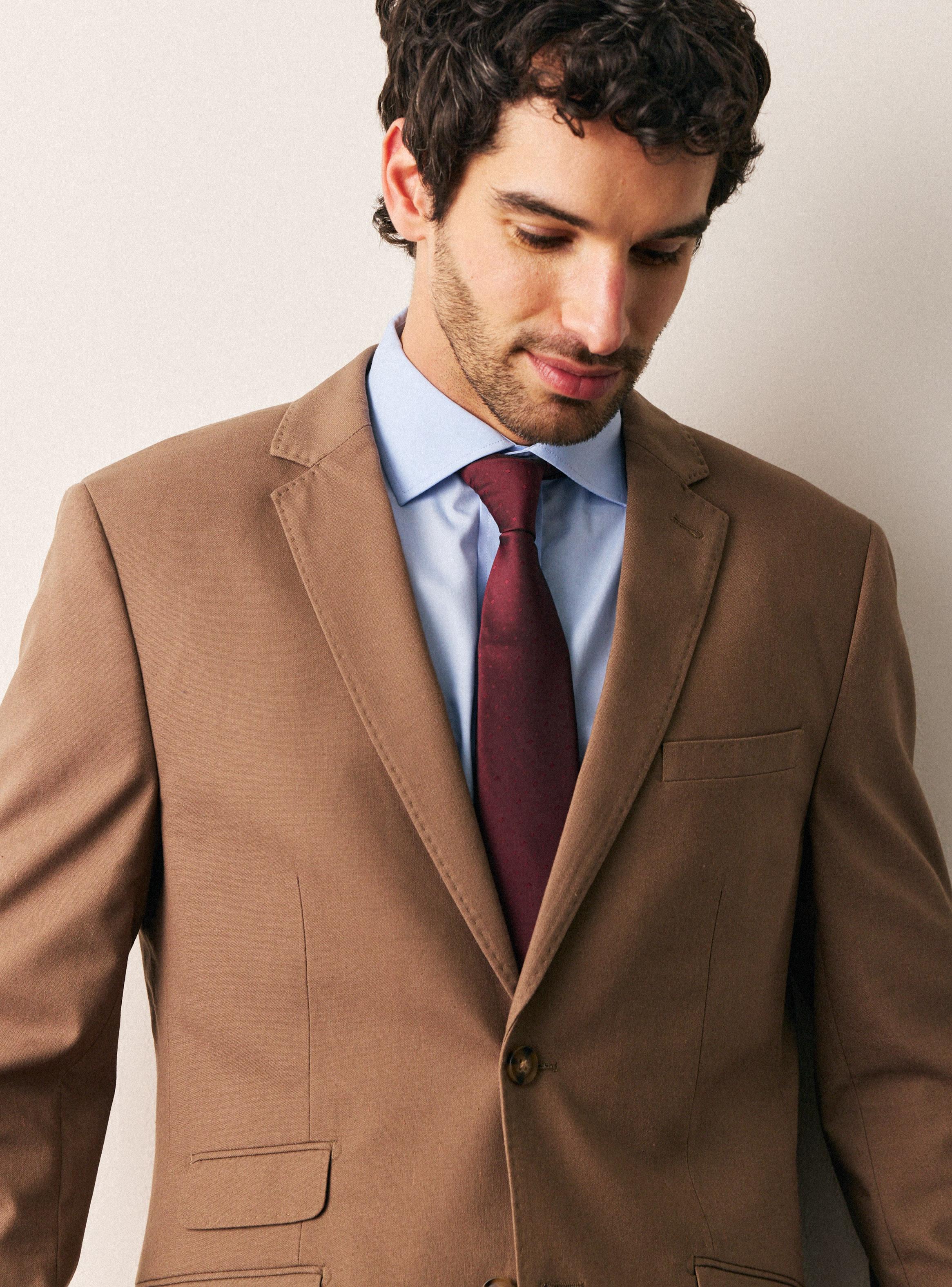 Traje Recto Lino Slim Fit-2