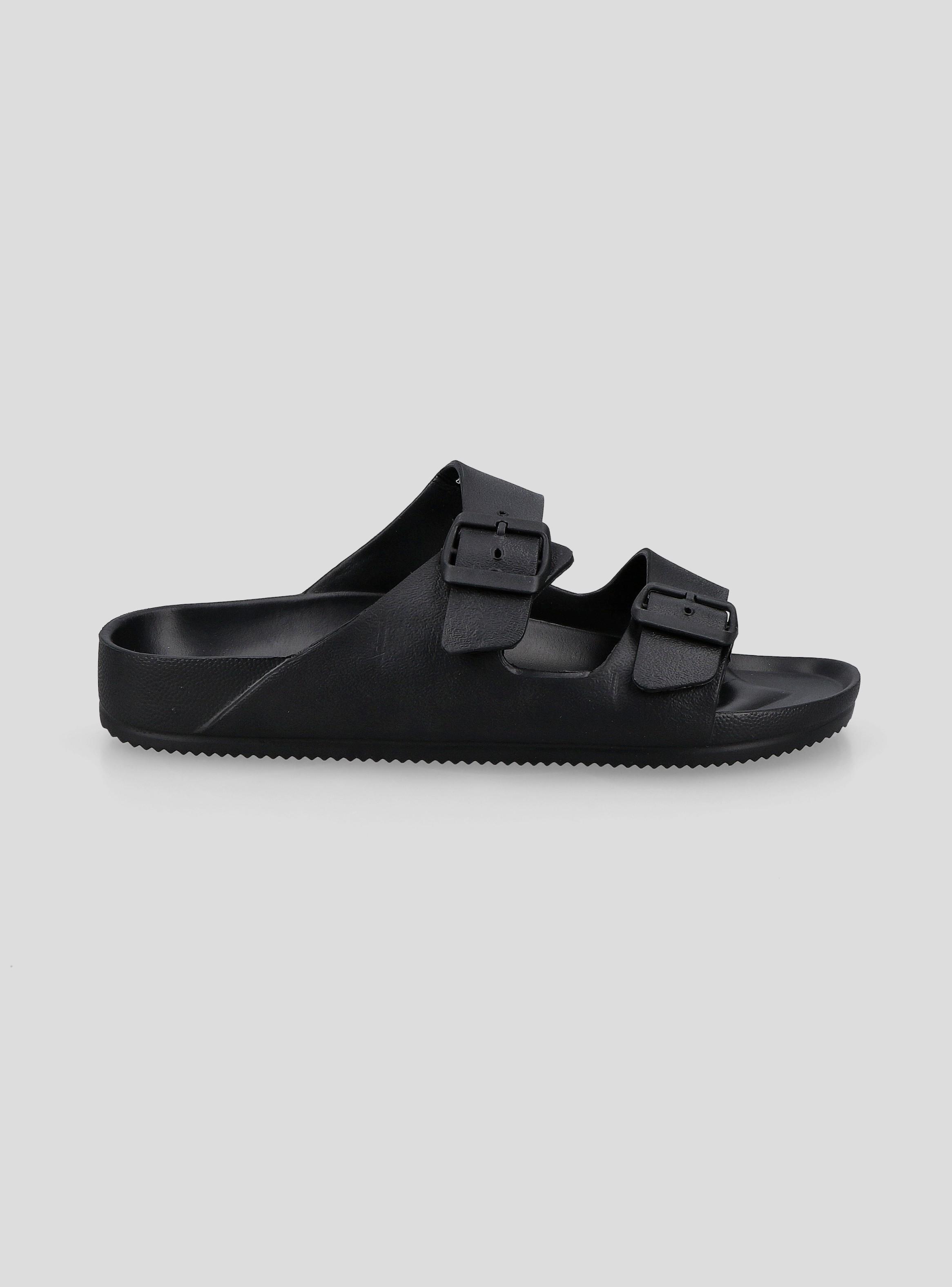 Sandalia Estilo Slip On con Hebilla Hombre-1