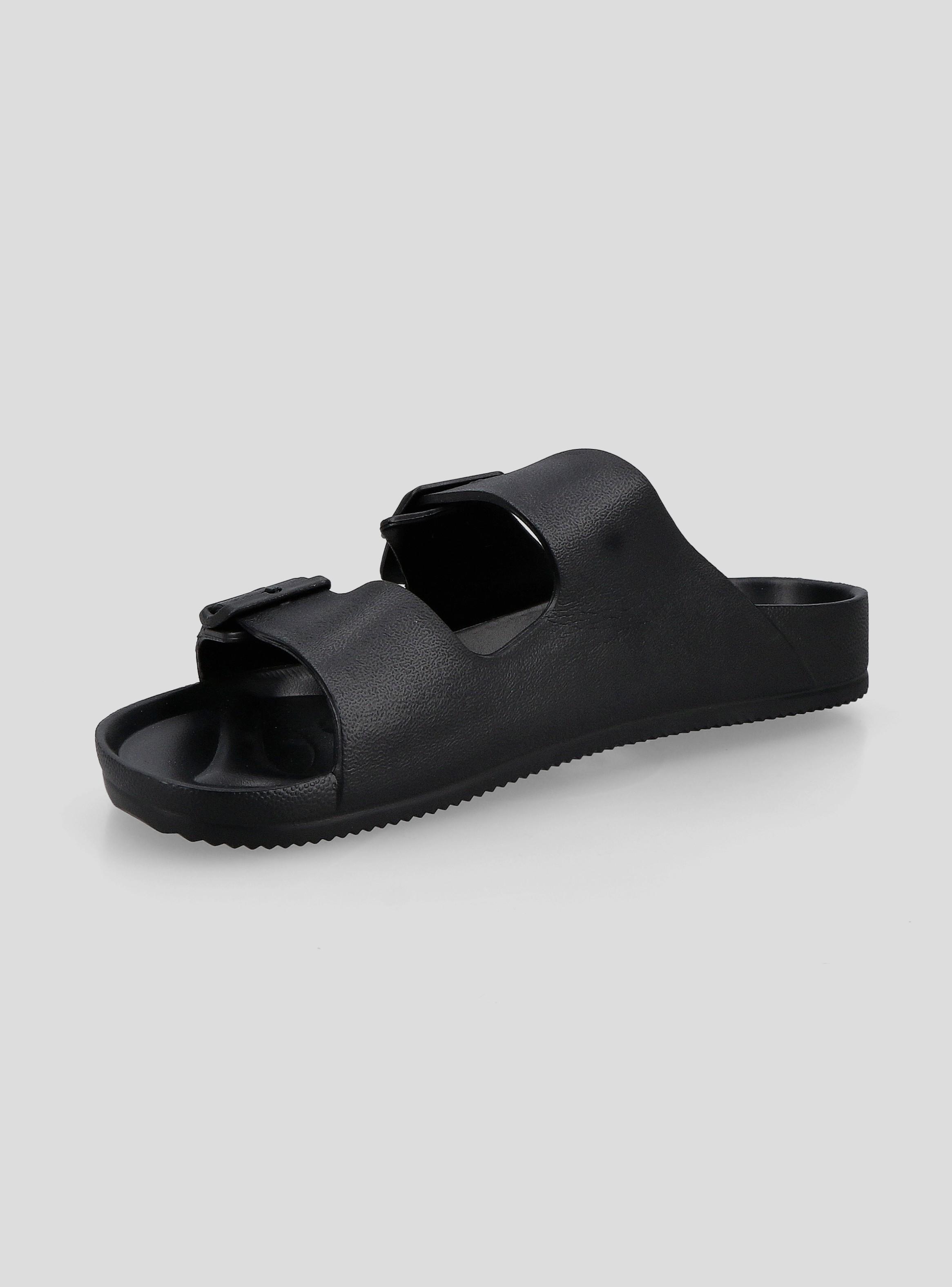 Sandalia Estilo Slip On con Hebilla Hombre-2