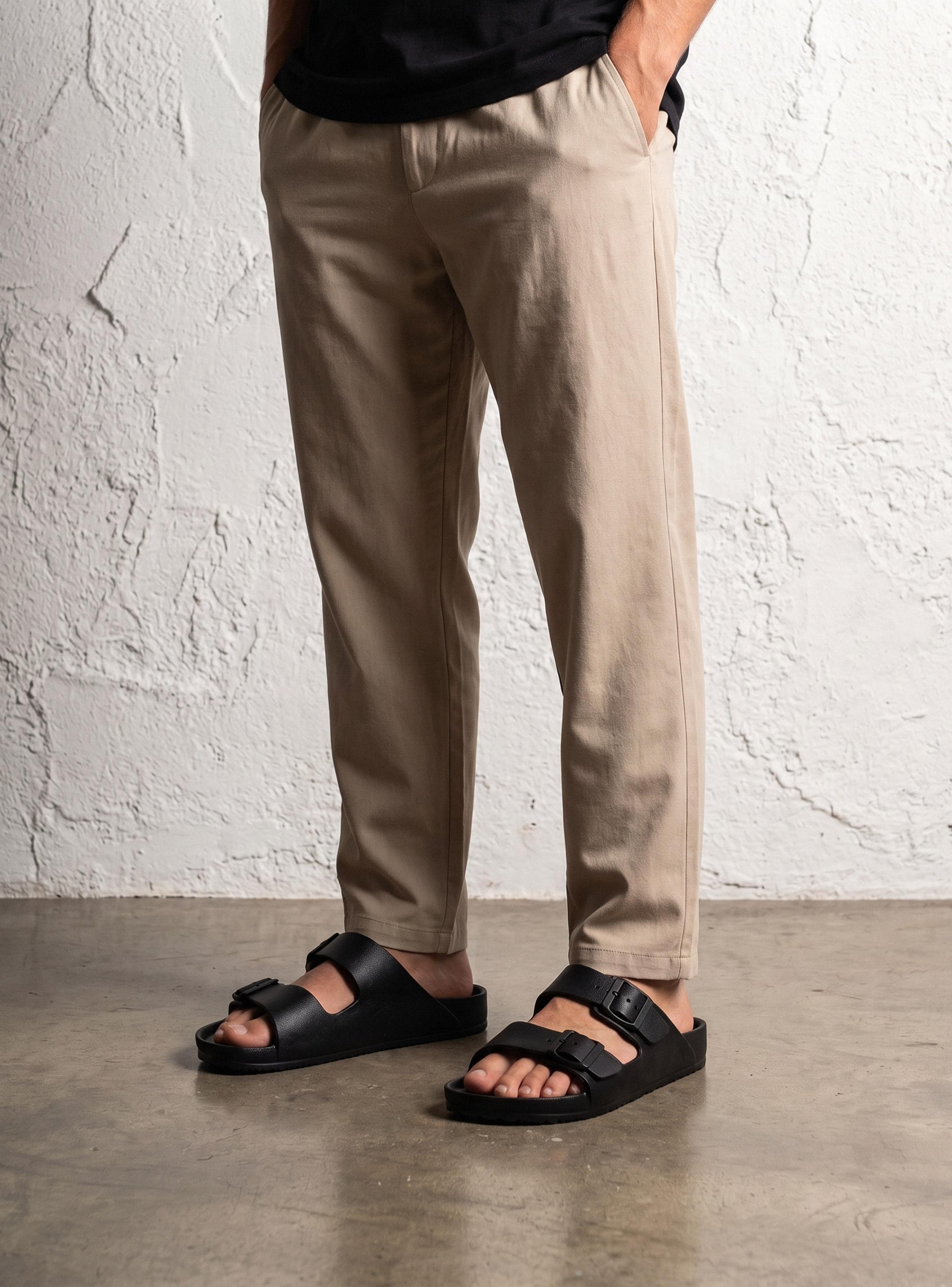 Sandalia Estilo Slip On con Hebilla Hombre-0