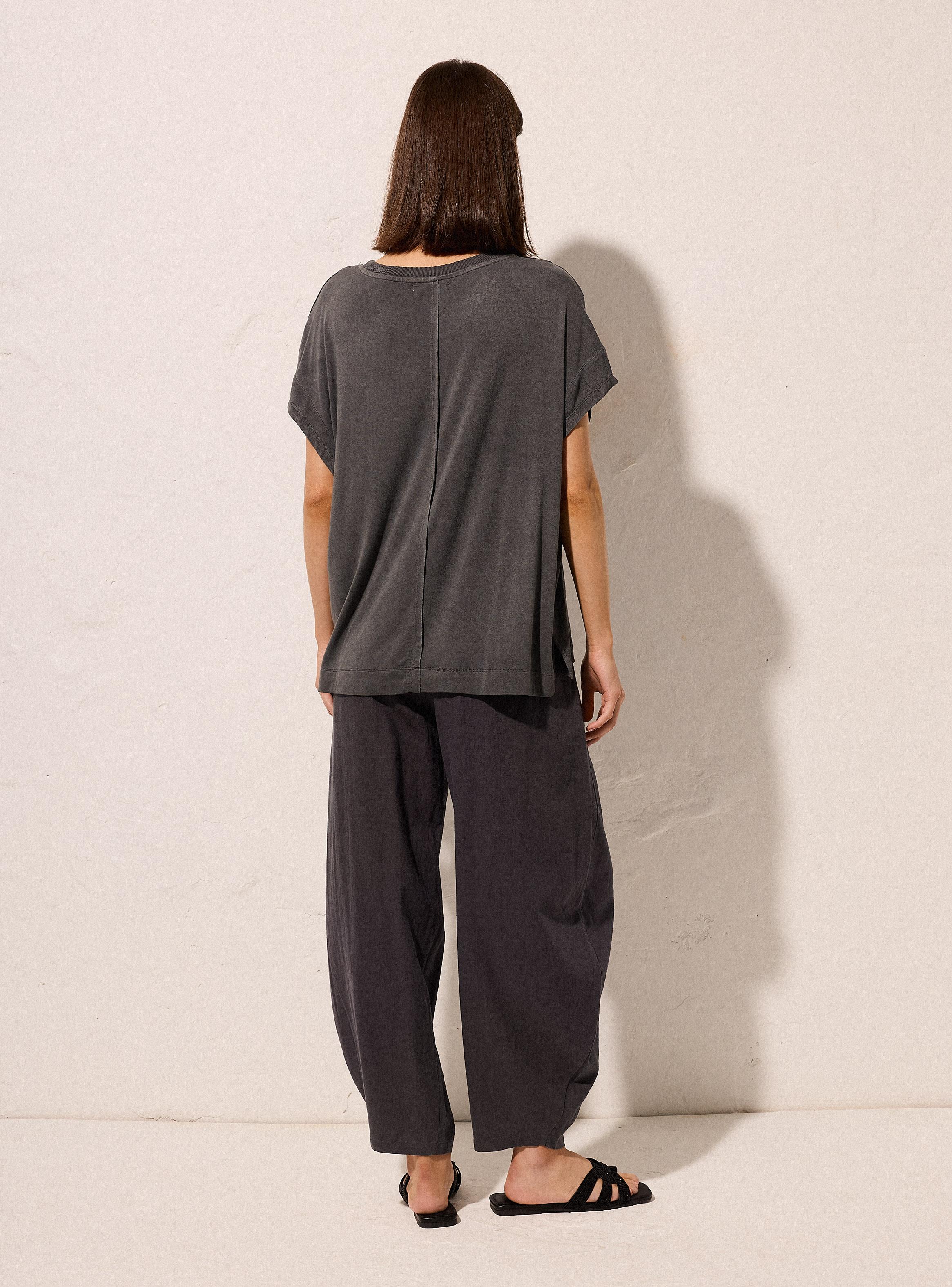 Polera Oversize Doble Tela-5