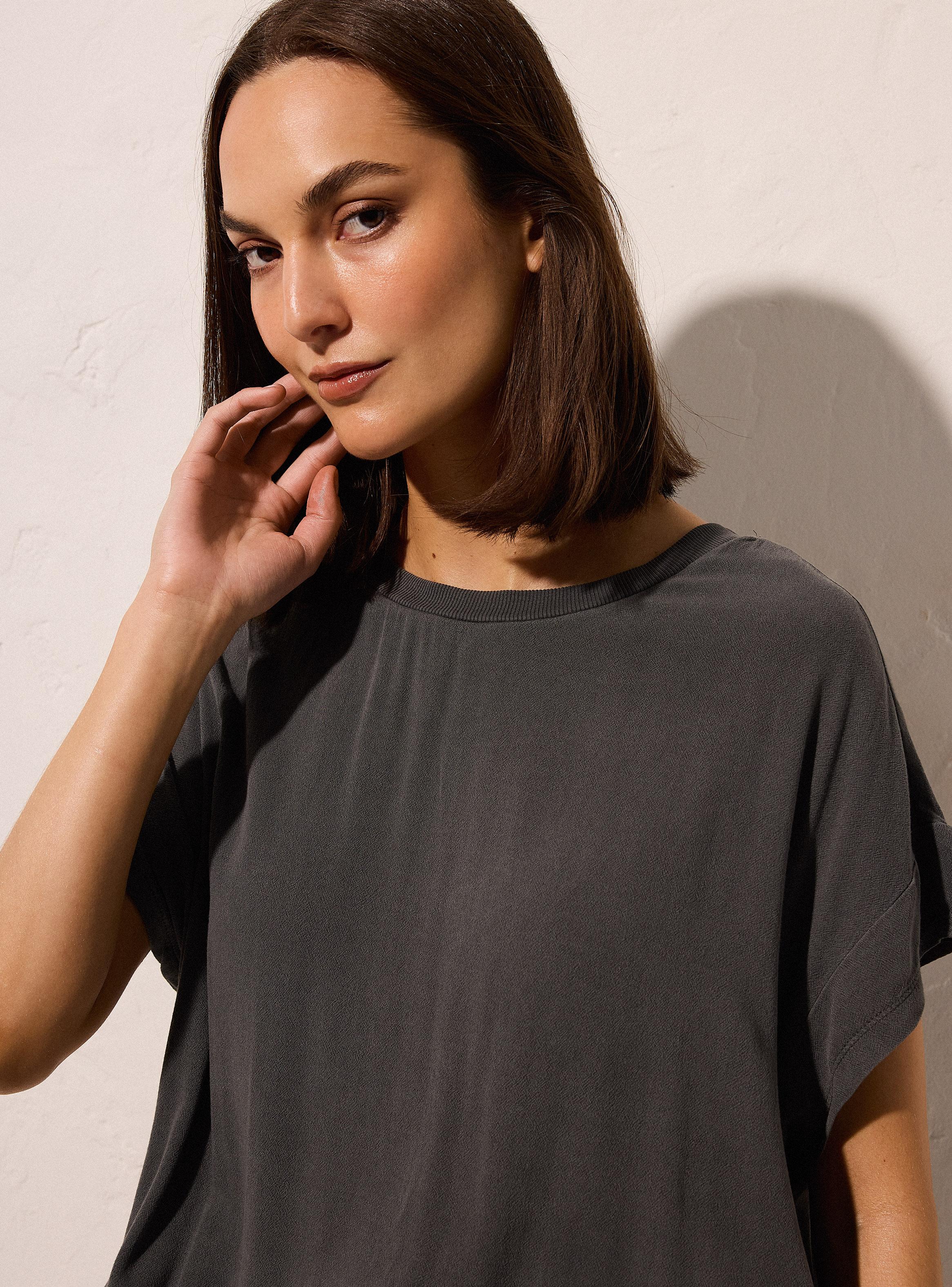 Polera Oversize Doble Tela-2
