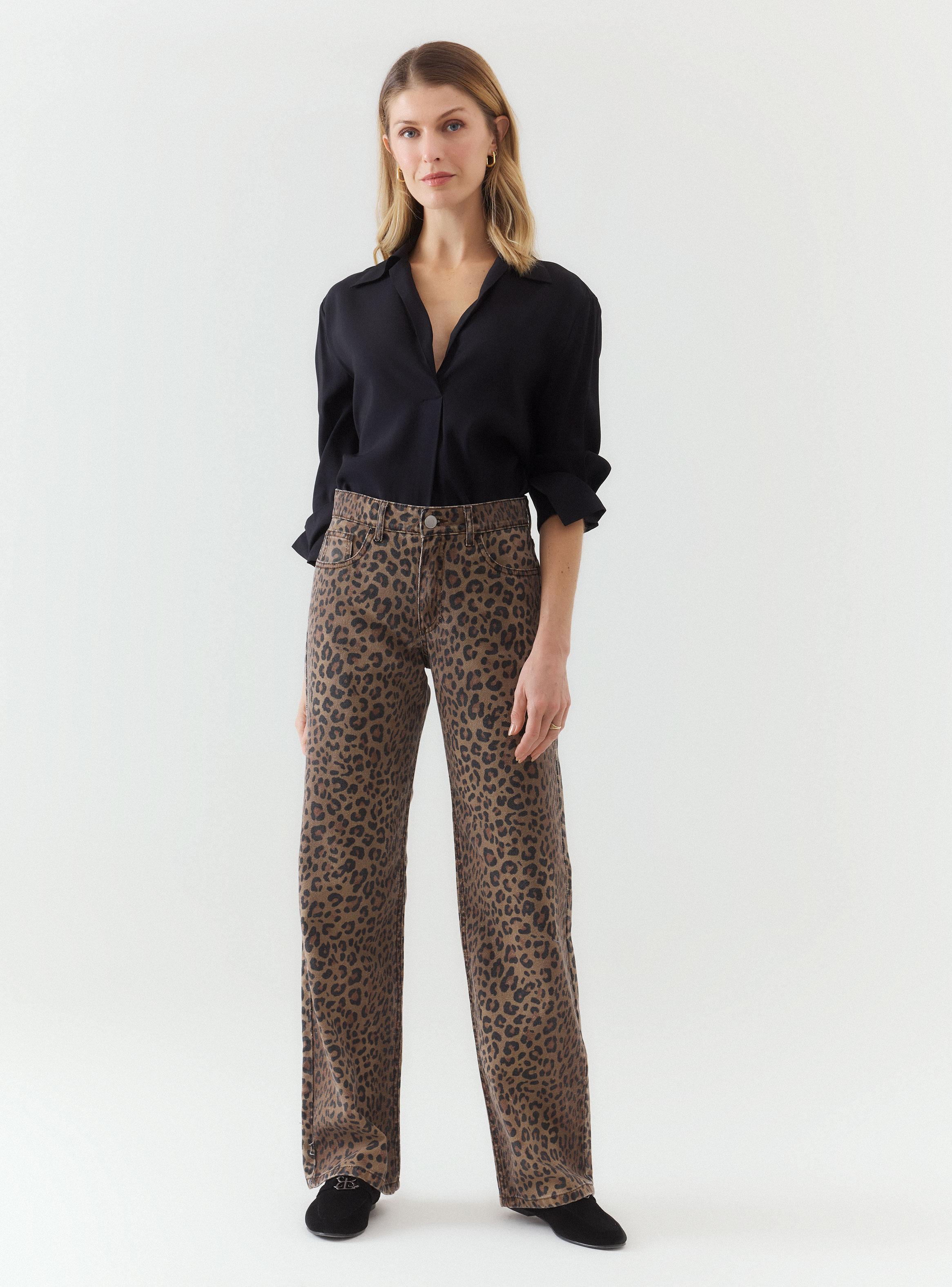 Jeans Vaquero Bota Recta Animal Print-4