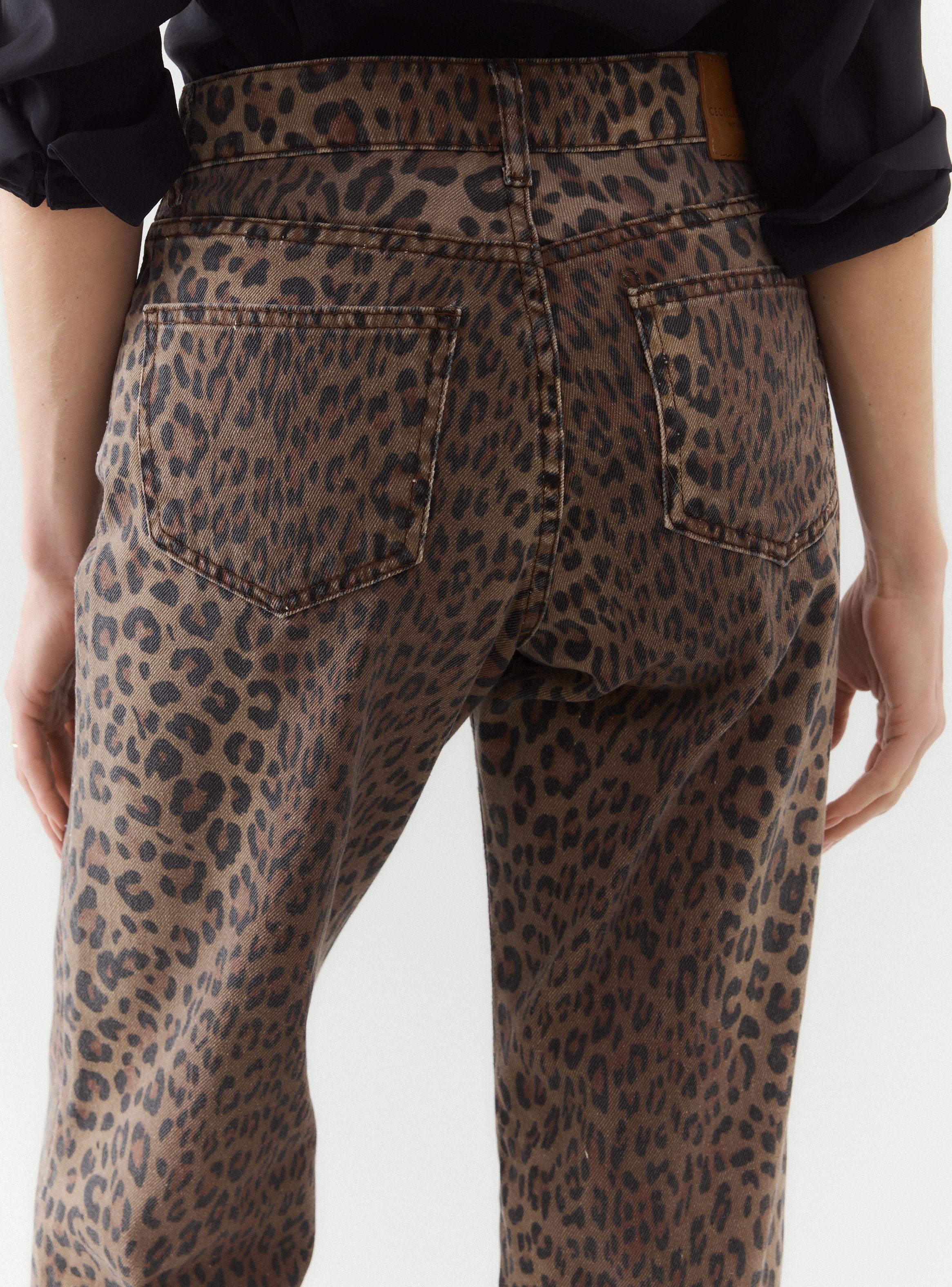 Jeans Vaquero Bota Recta Animal Print-3