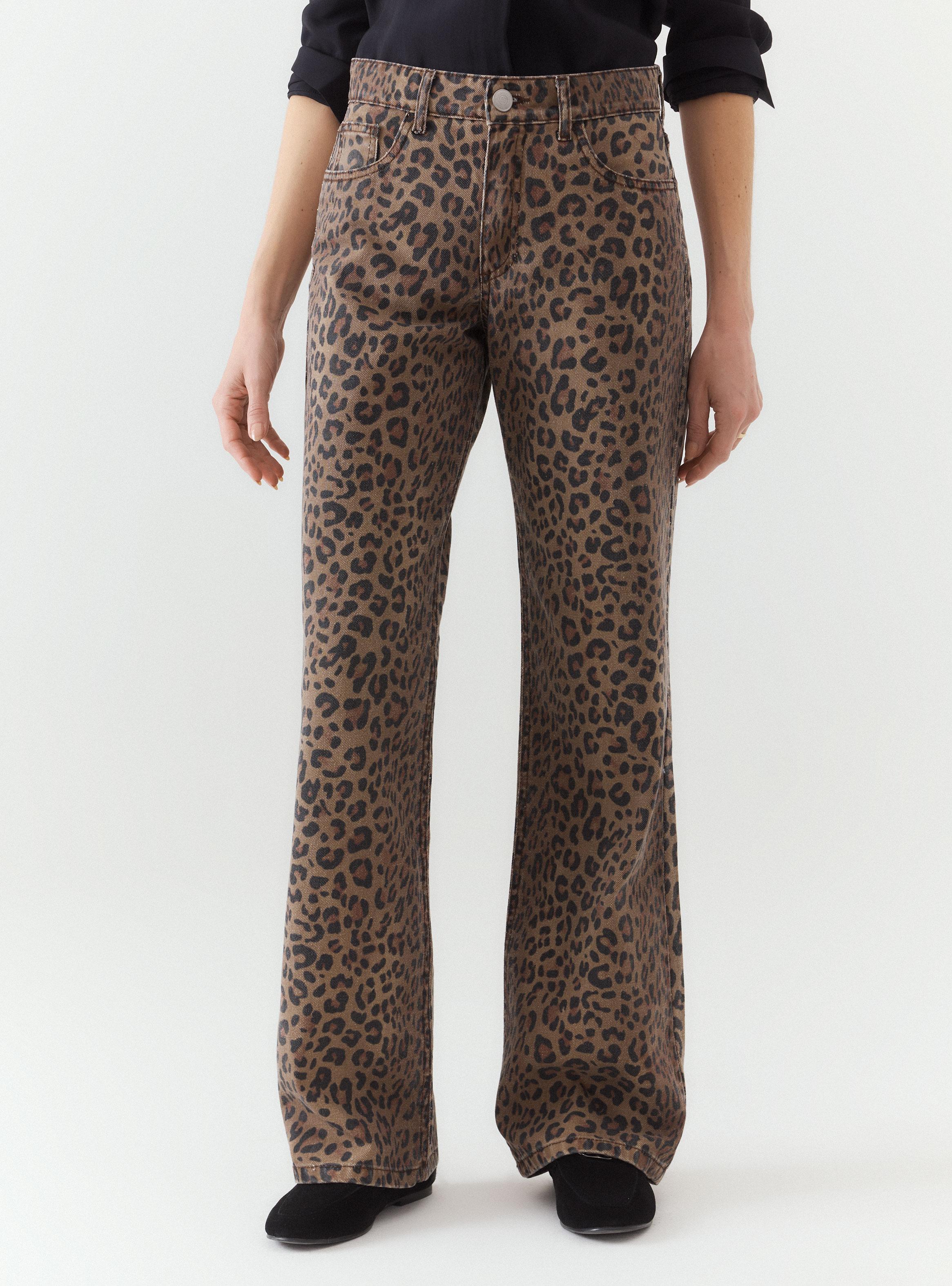 Jeans Vaquero Bota Recta Animal Print-0