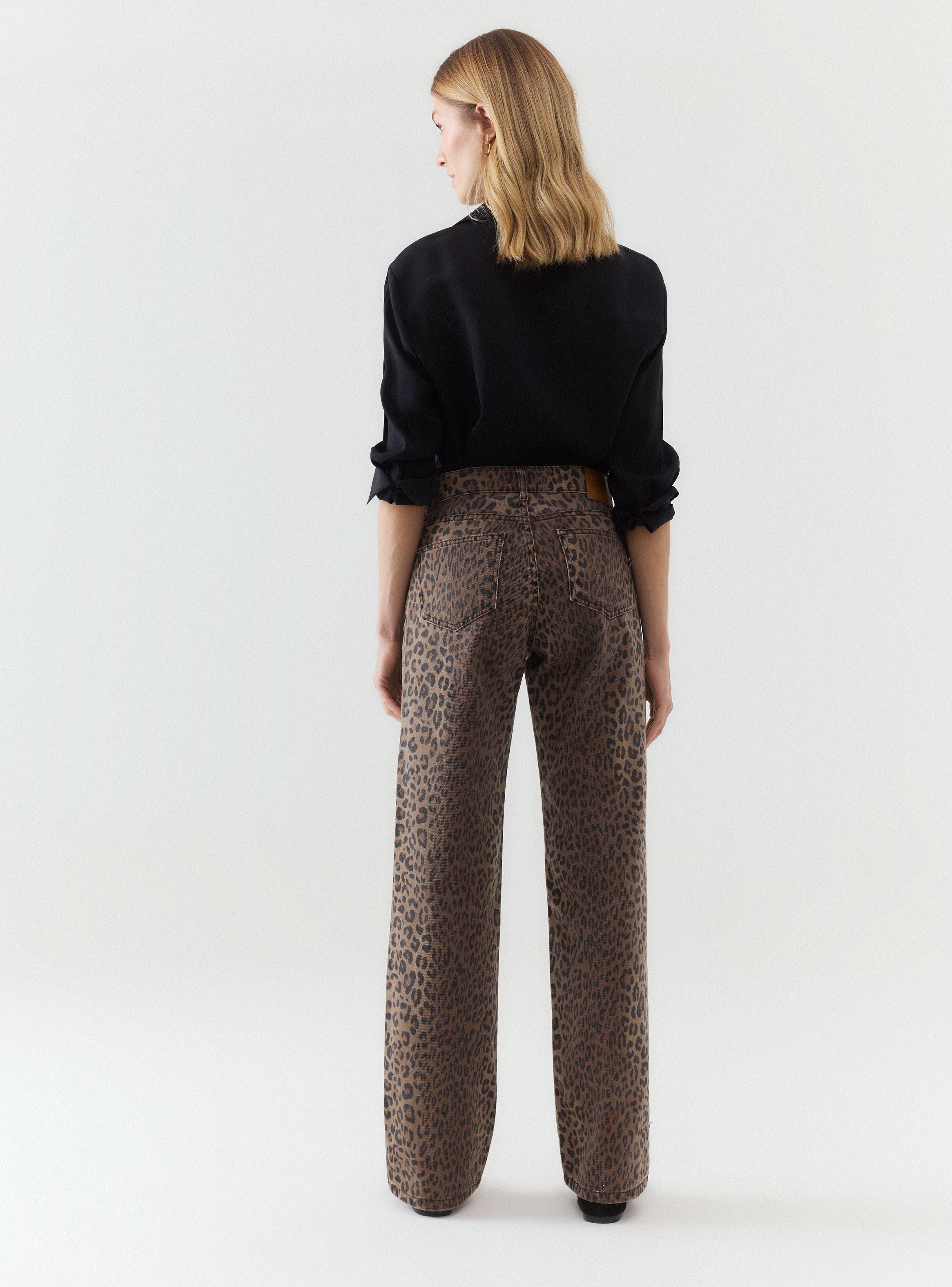 Jeans Vaquero Bota Recta Animal Print-5