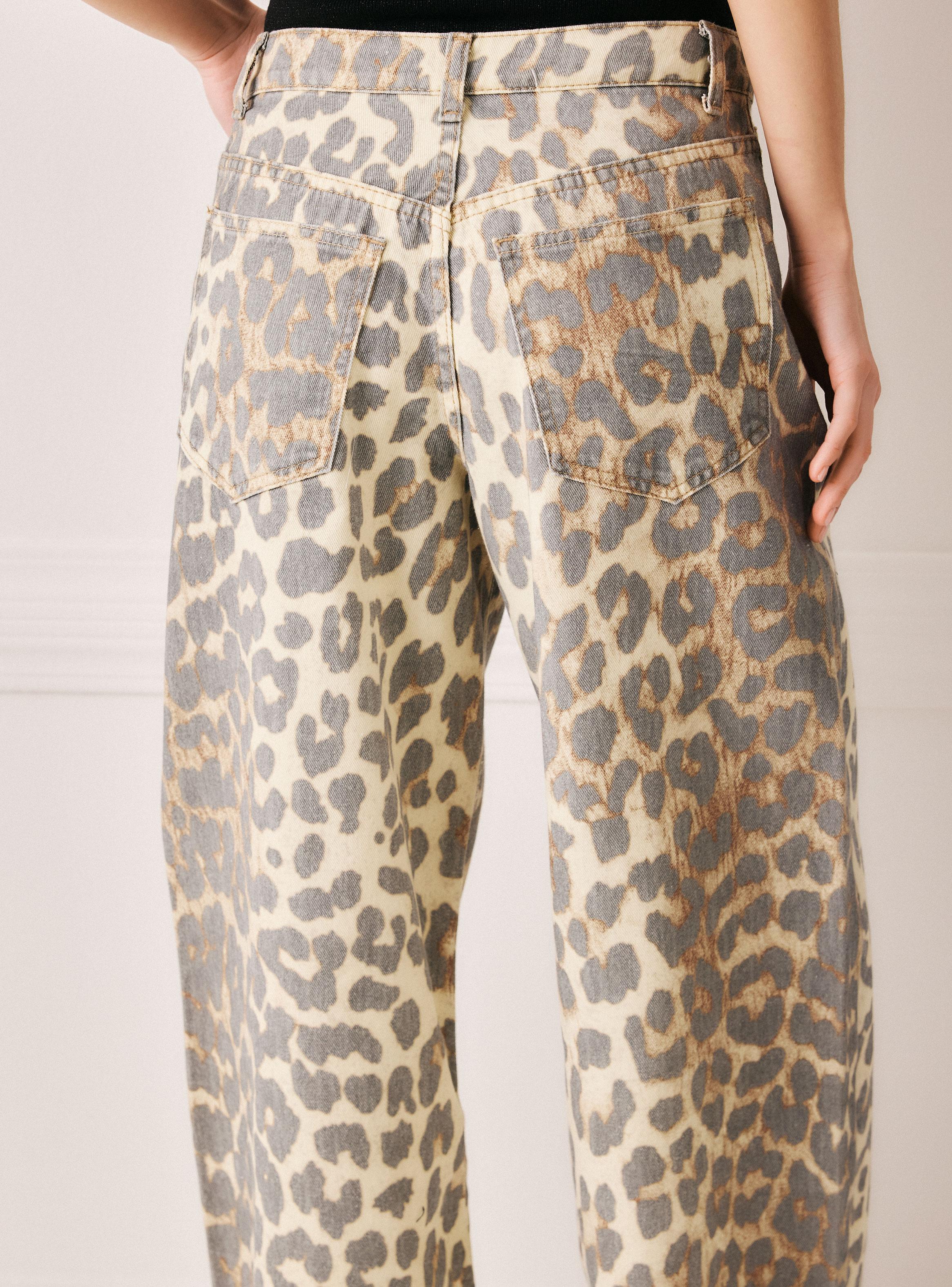 Jeans Vaquero Balloon Animal Print-3