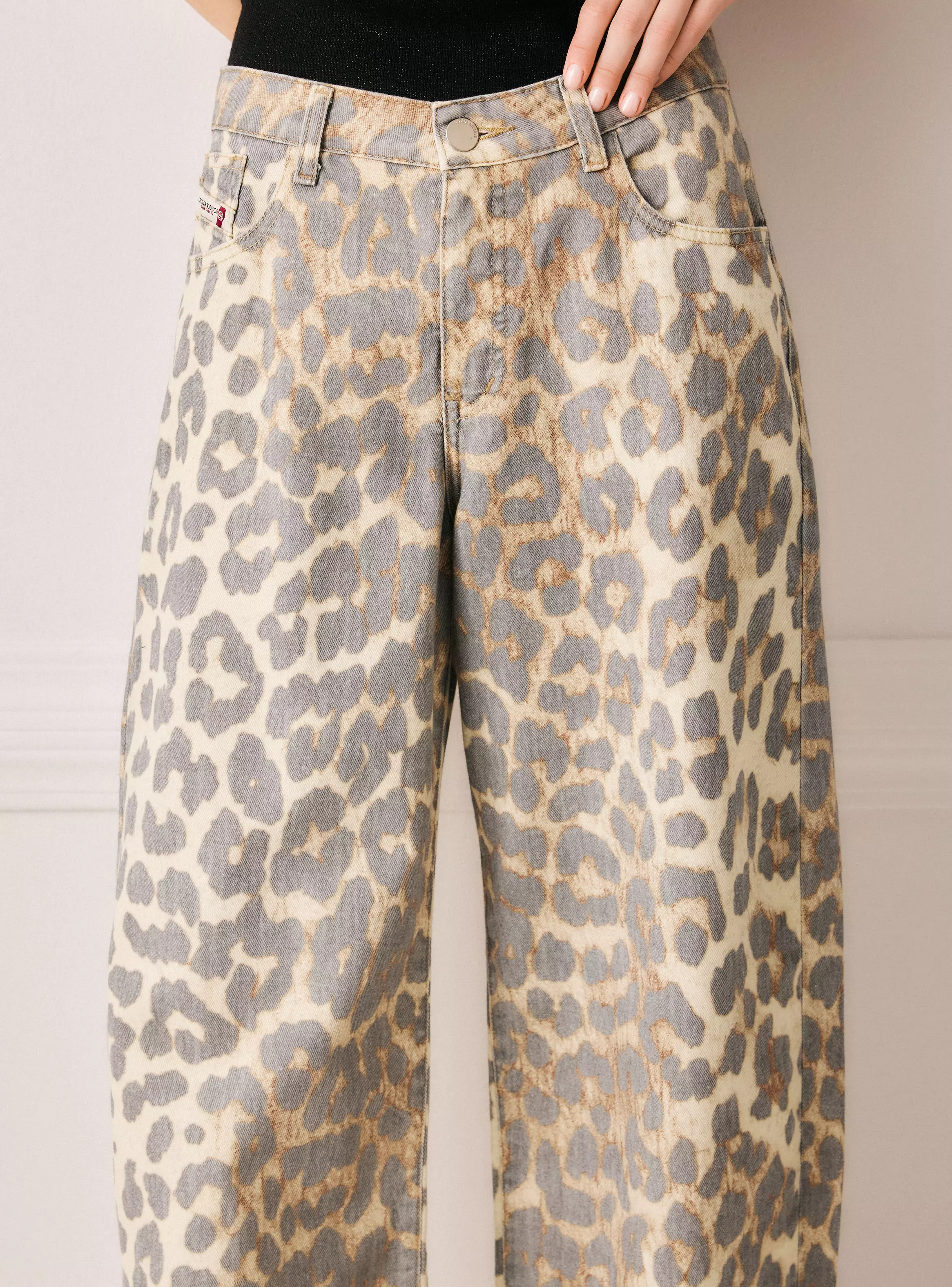 Jeans Vaquero Balloon Animal Print-2