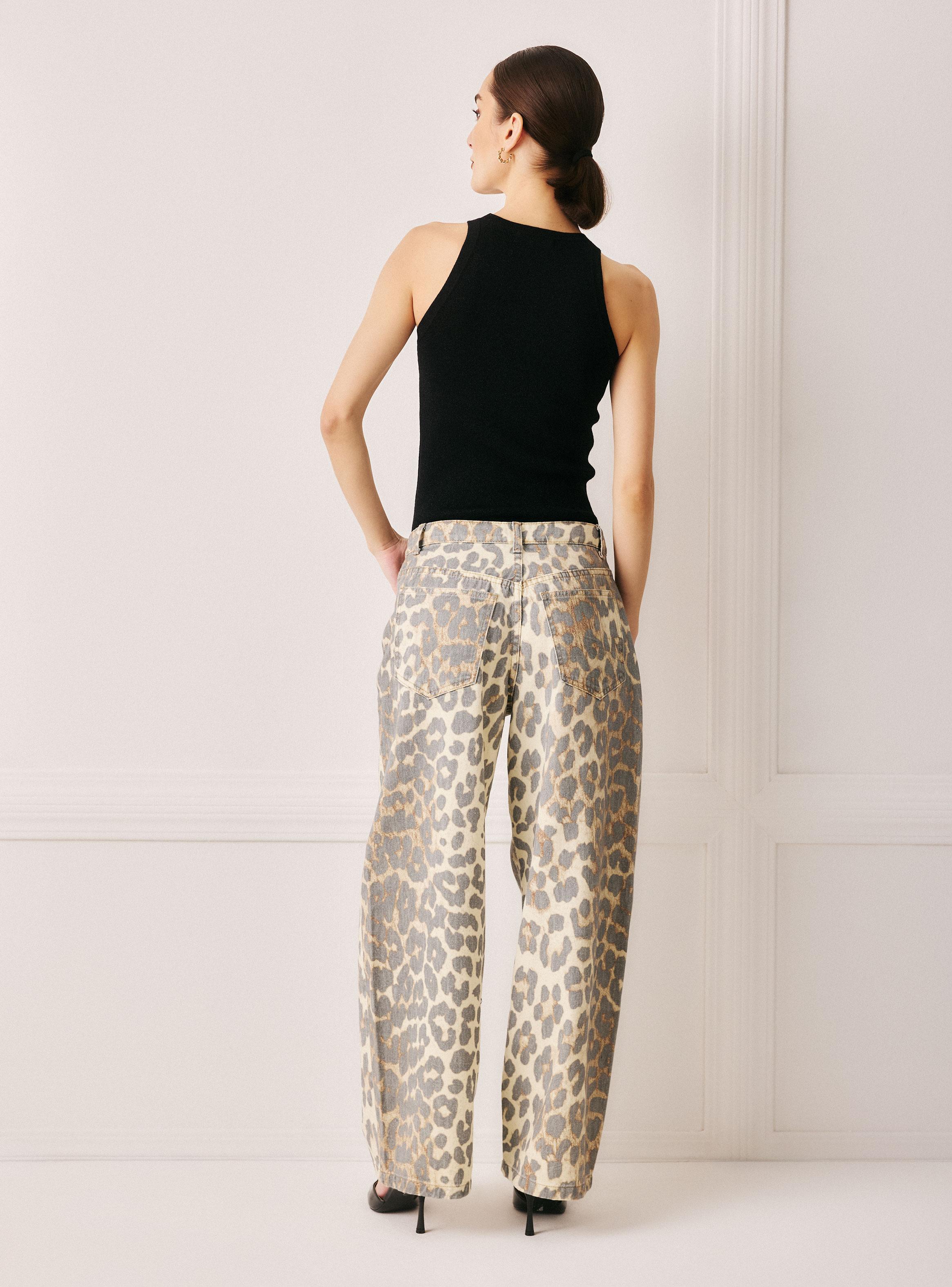 Jeans Vaquero Balloon Animal Print-5