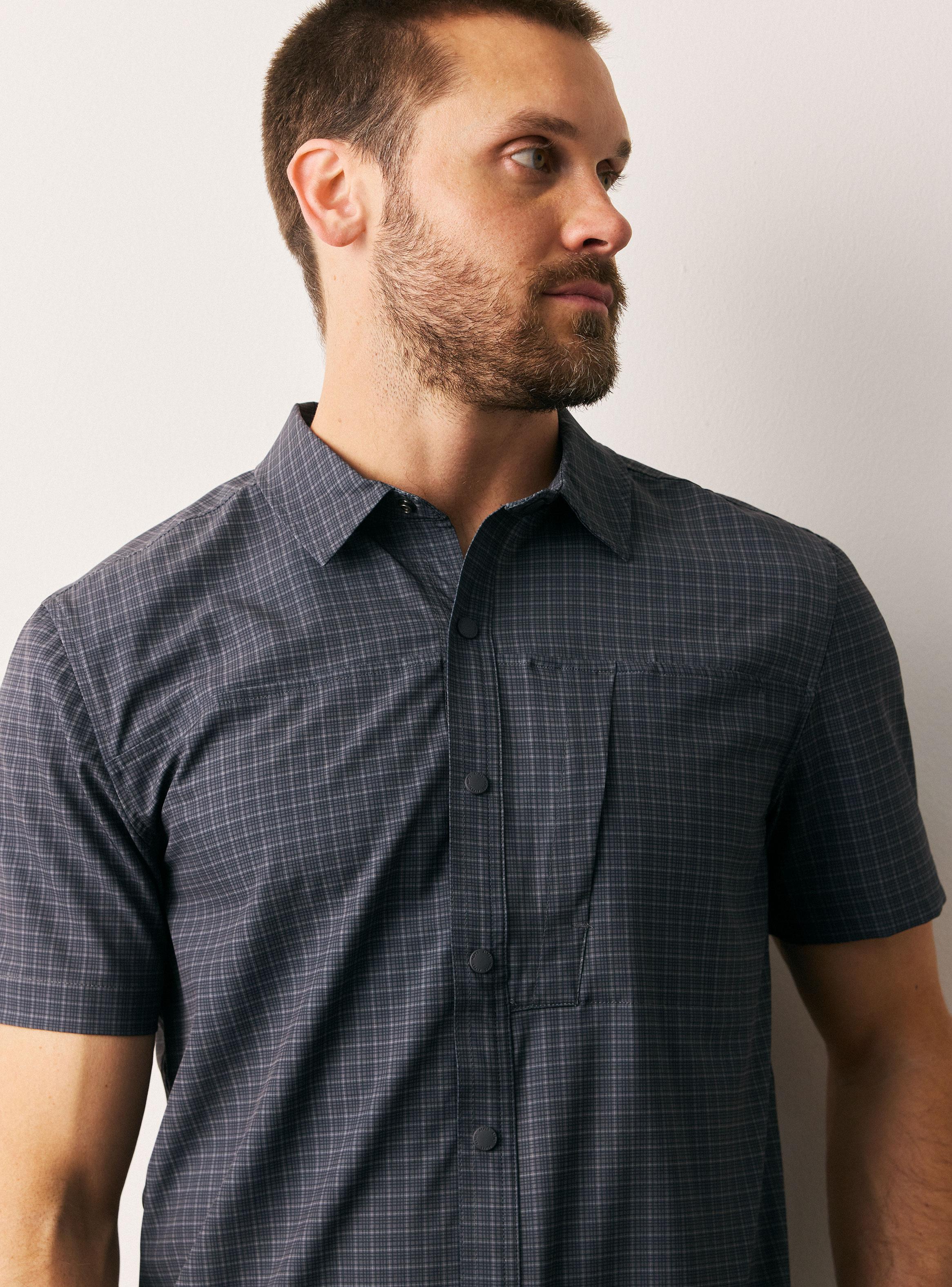 Camisa a Cuadros Manga Corta-2