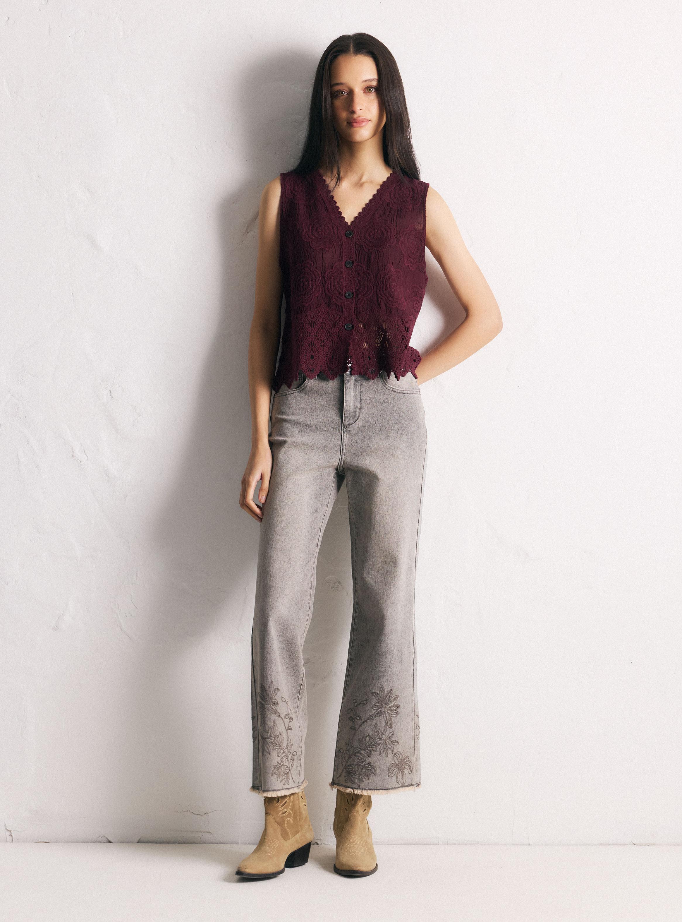 Blusa Gillet Bordado-4