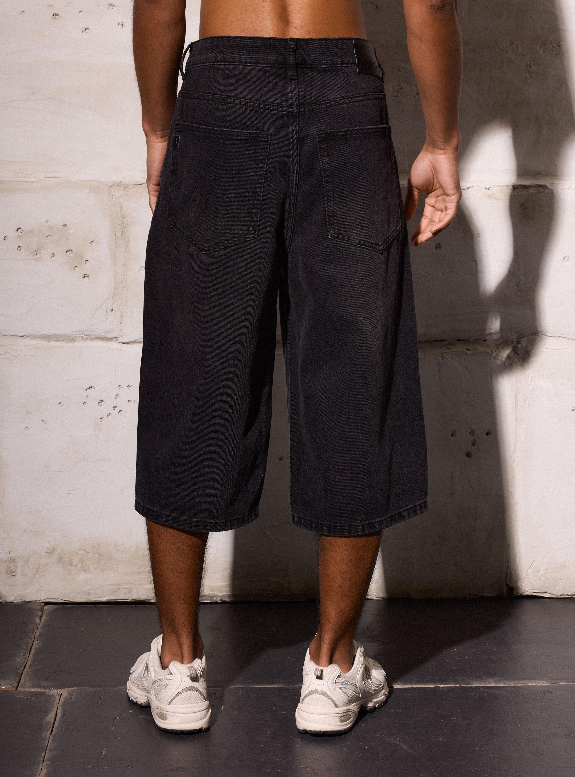 Bermuda Jort Denim Baggy-1