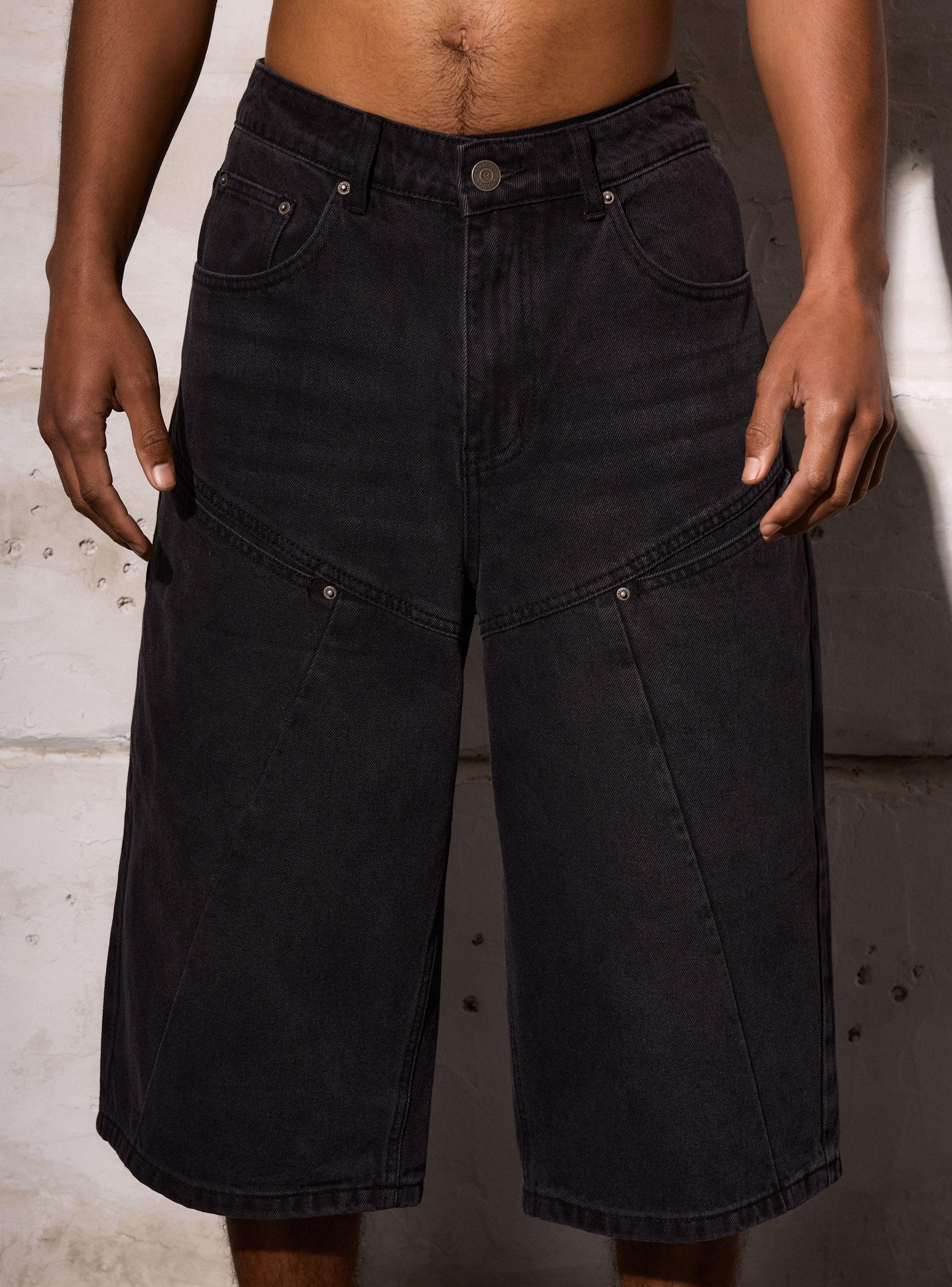 Bermuda Jort Denim Baggy-2