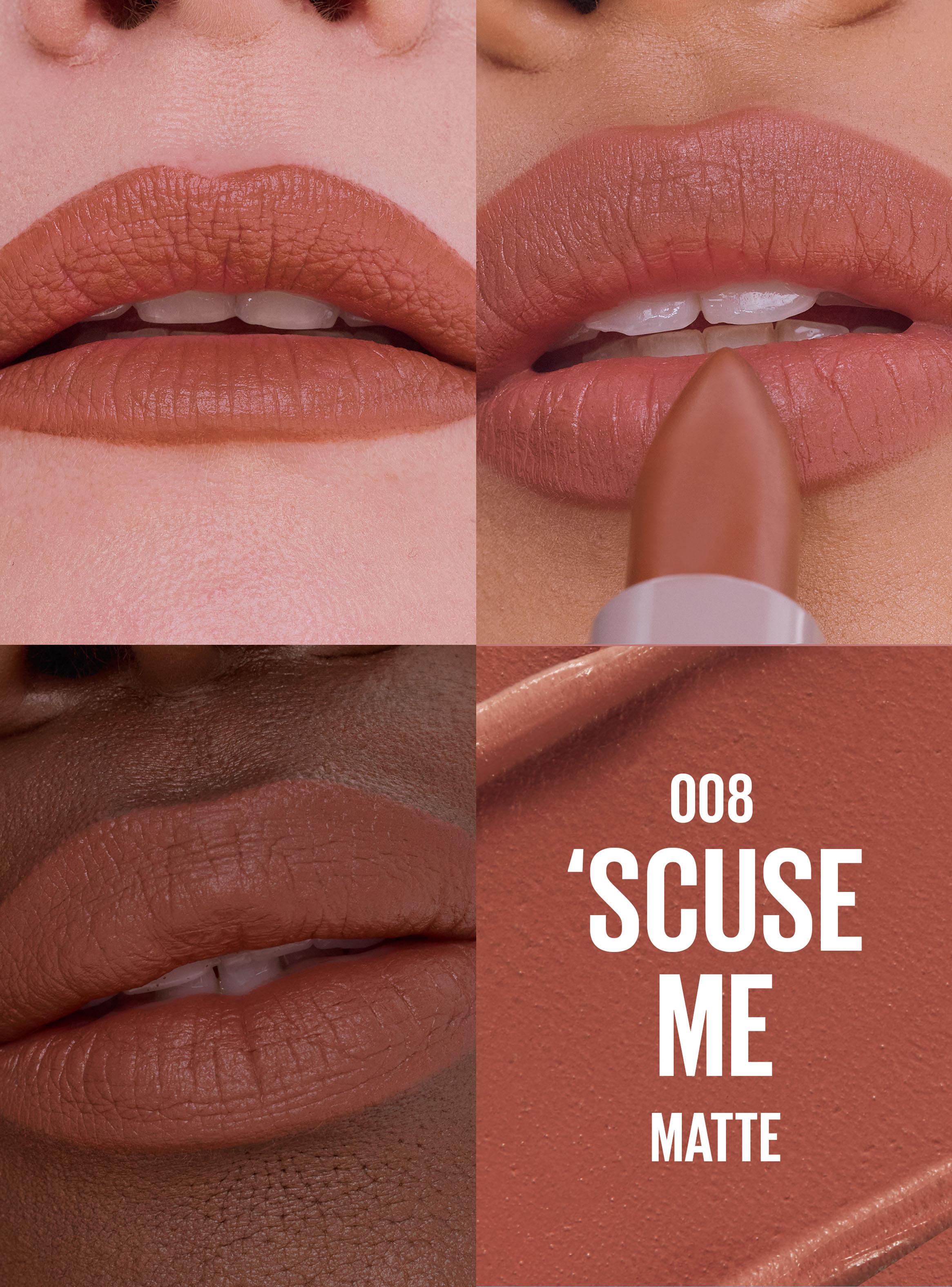 Serum Lipstick Mattes 008 Scuse Me 21 g-4