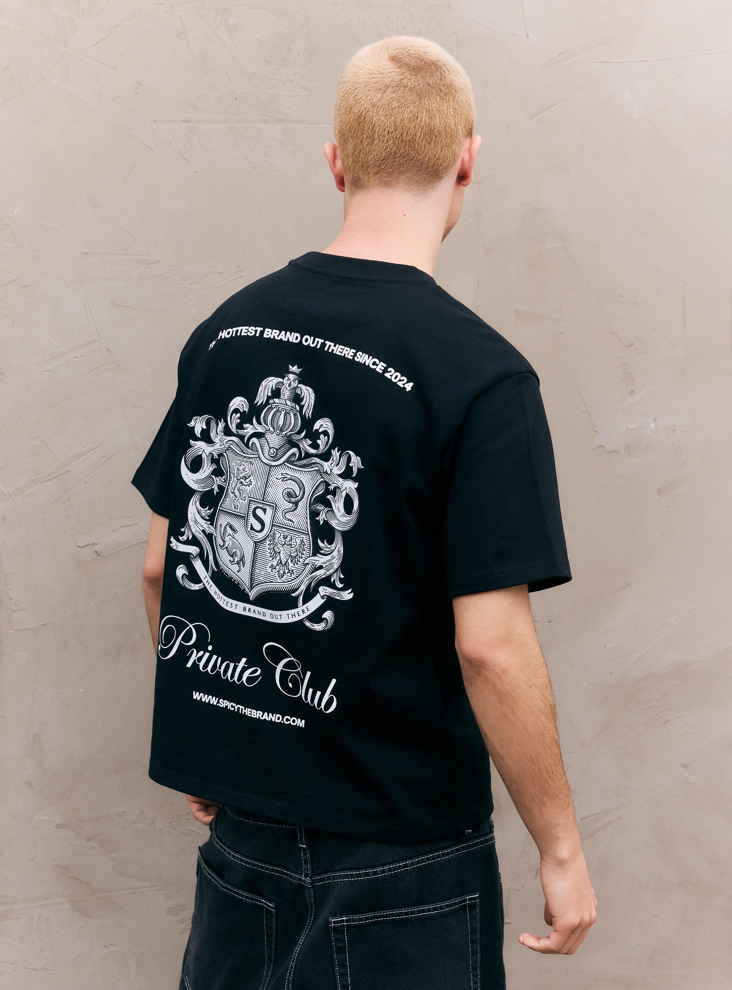 Polera Collab Spicy Estampada Oversize Unisex Manga Corta-1