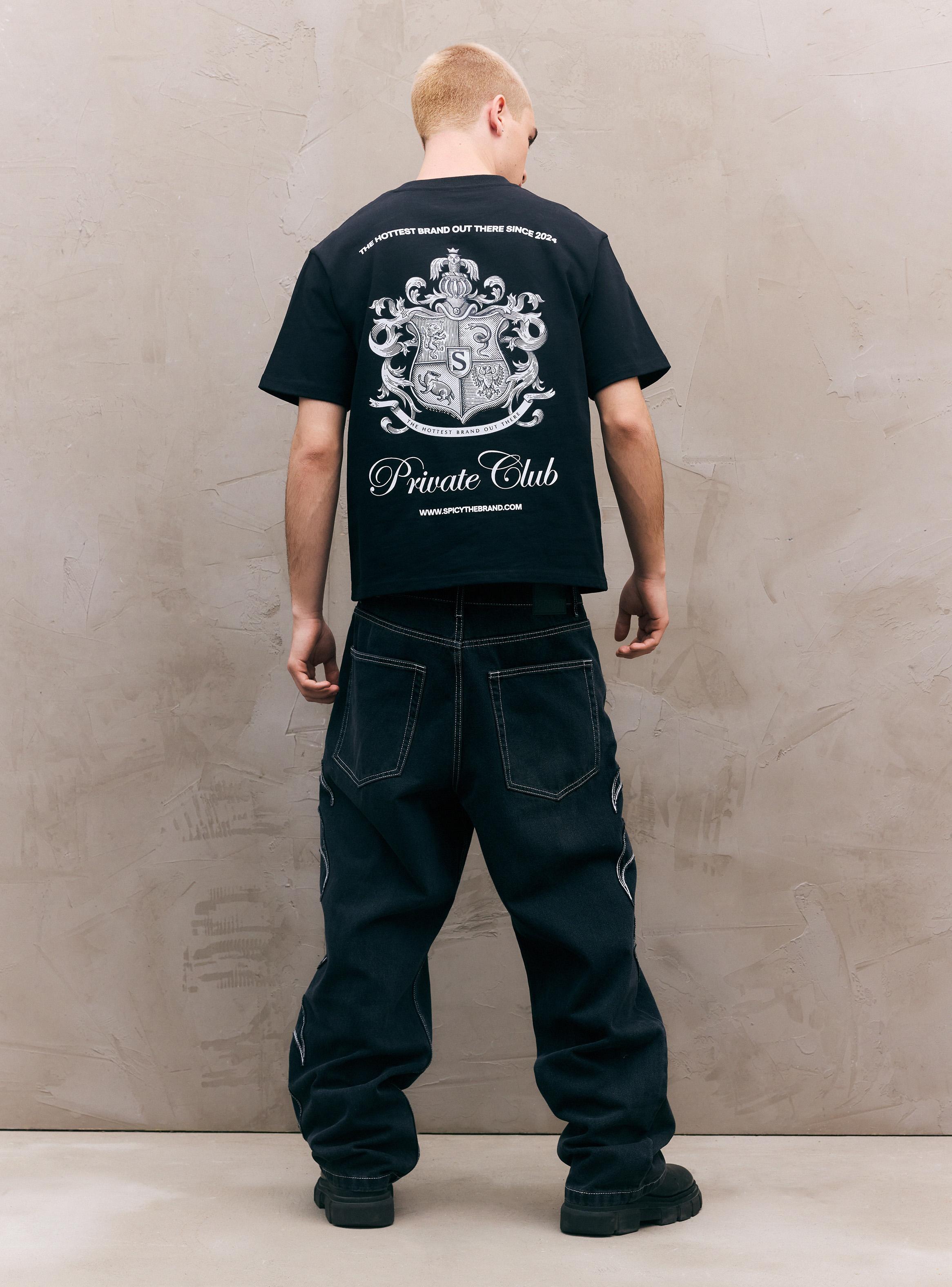 Polera Collab Spicy Estampada Oversize Unisex Manga Corta-5
