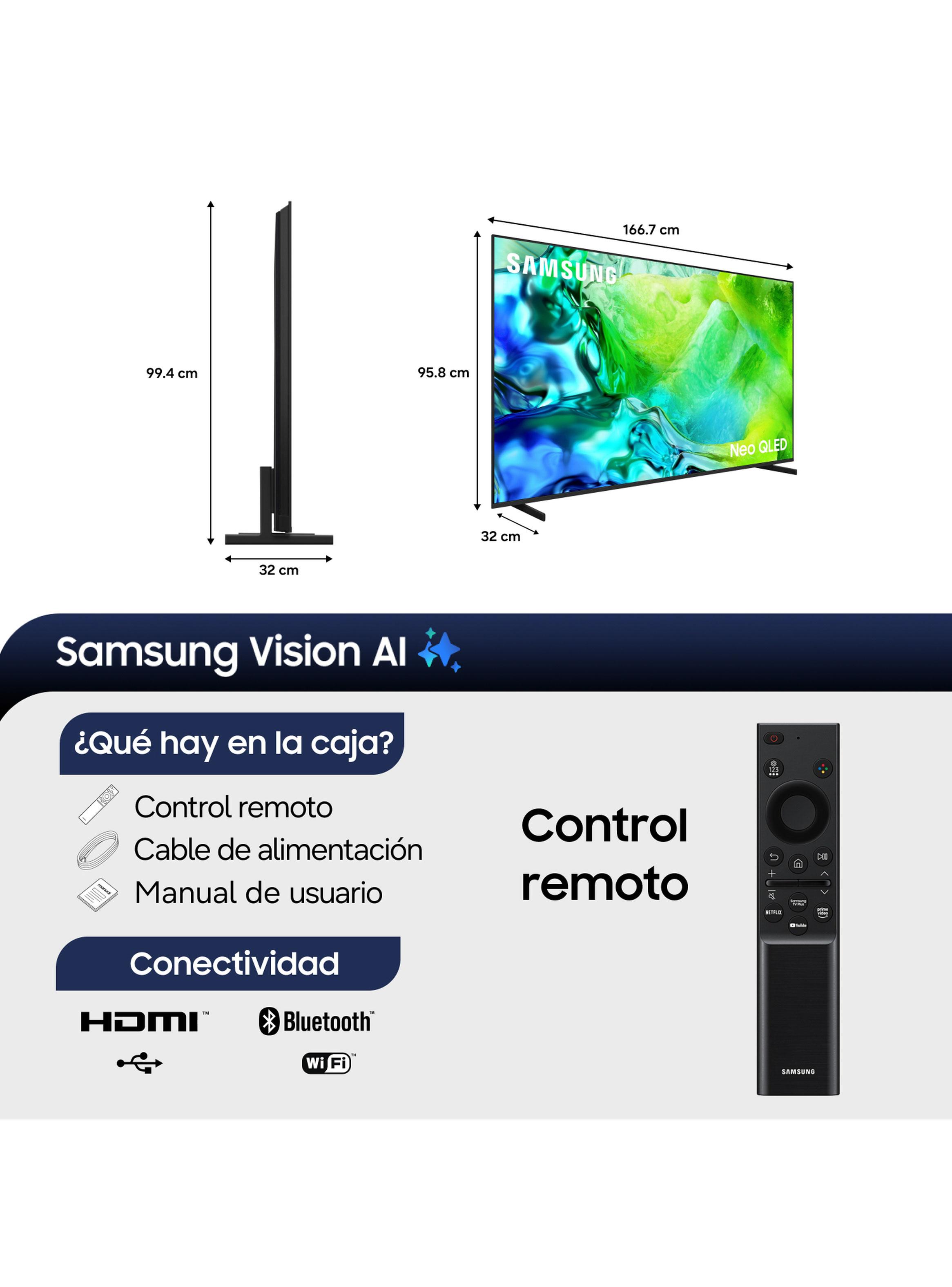 Neo QLED Smart TV 75'' 4K UHD Vision AI QN80H 2026-1