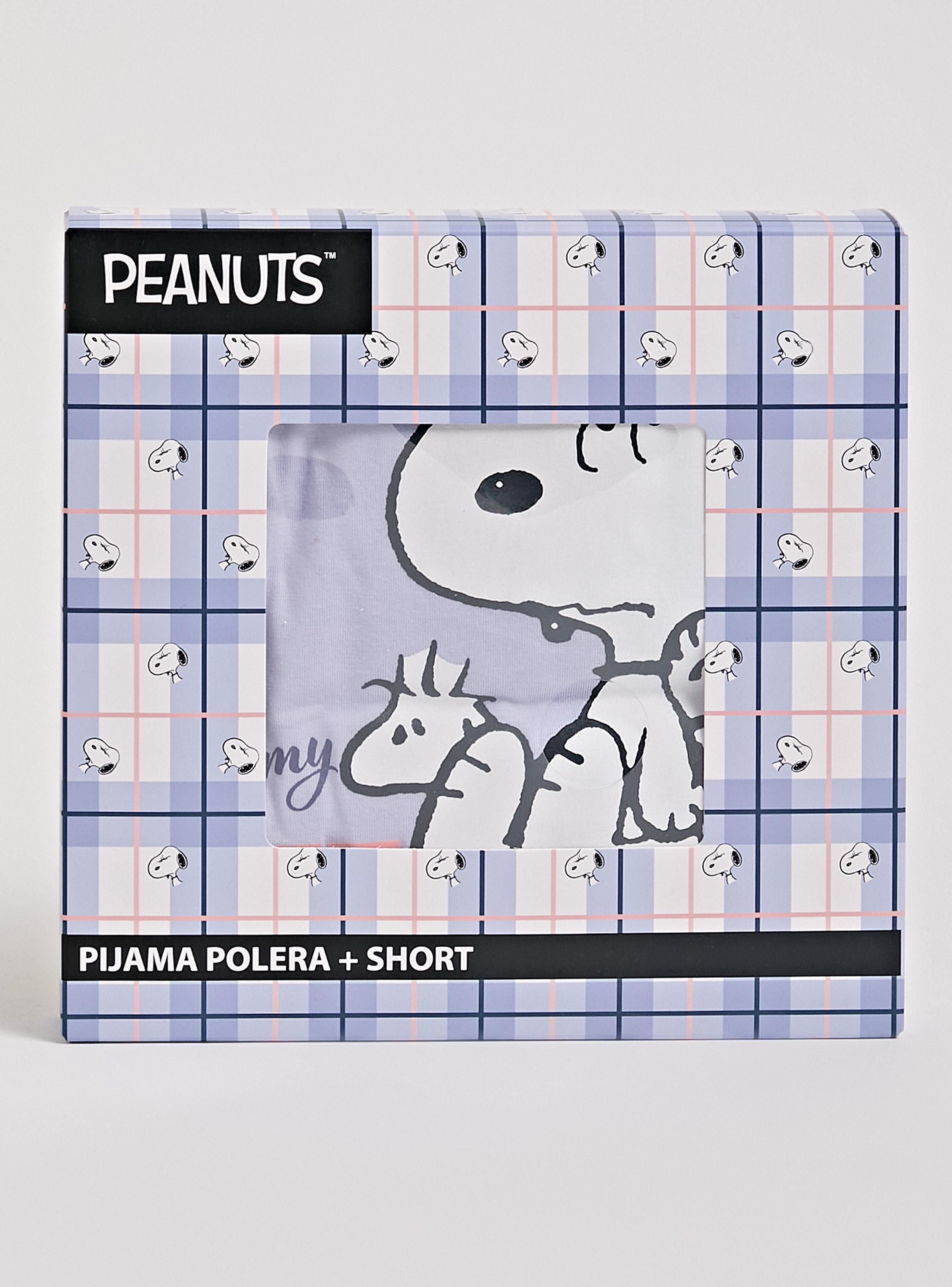 Snoppy Estampado Manga Corta-6