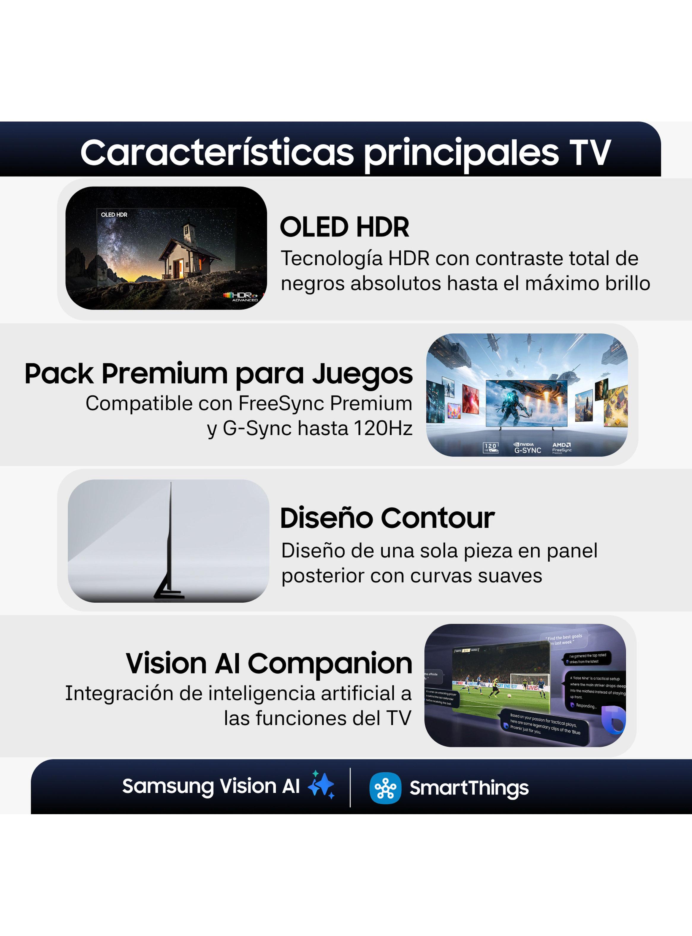 OLED Smart TV 83'' 4K UHD Vision AI S85H 2026-3