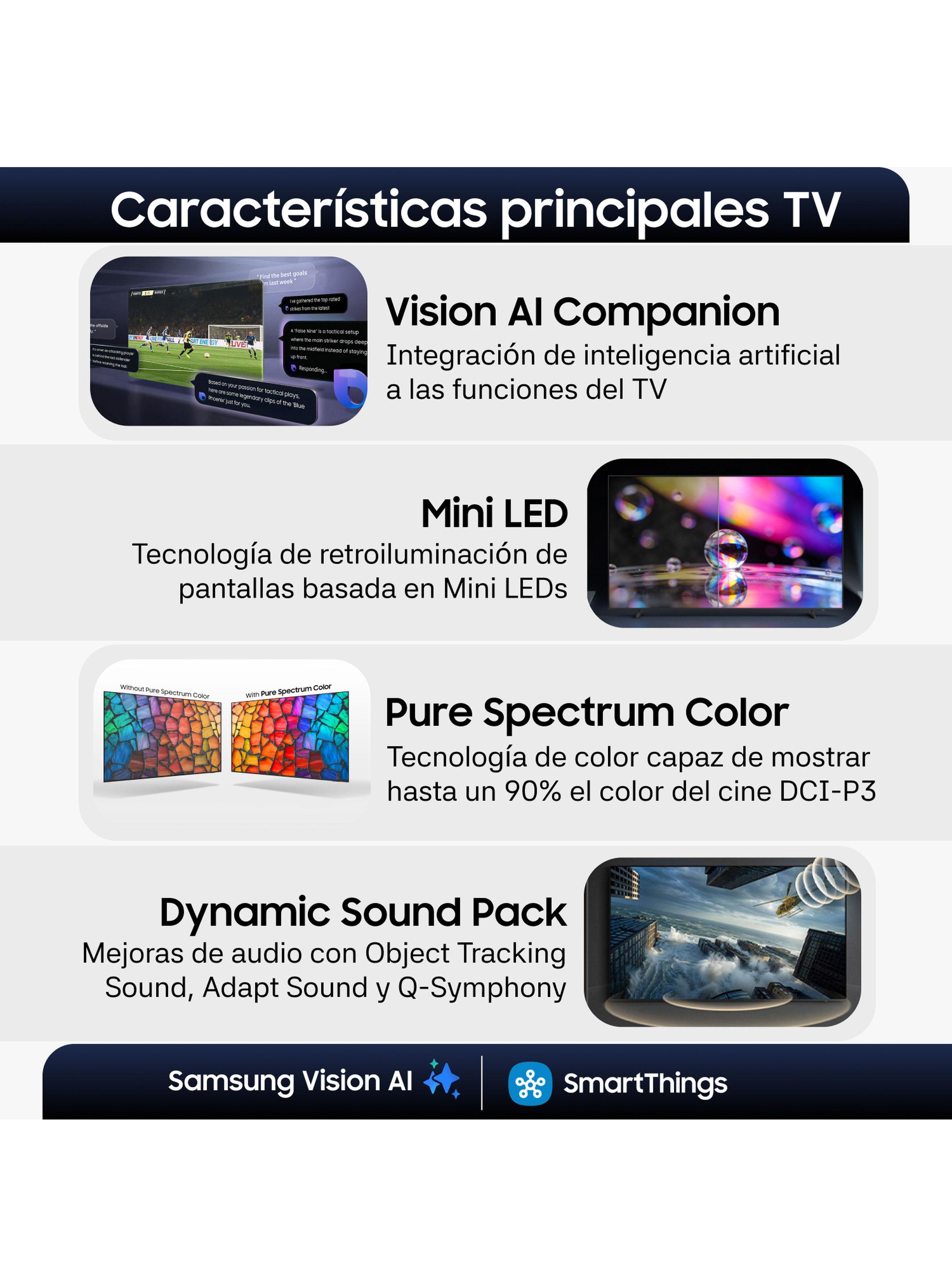 Mini LED Smart TV 43'' 4K UHD Vision AI M70H 2026-4