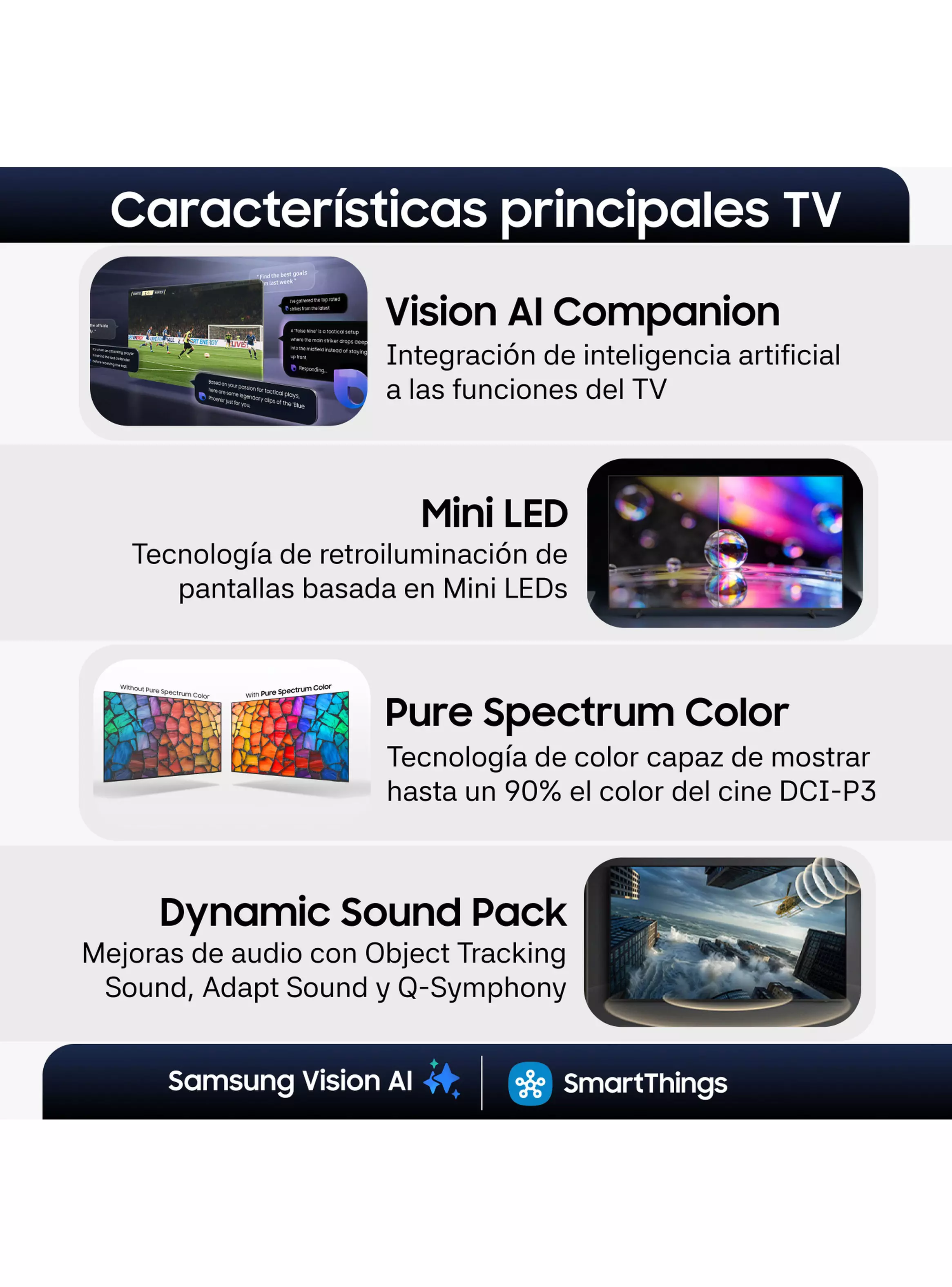 Mini LED Smart TV 85'' 4K UHD M70H 2026-3