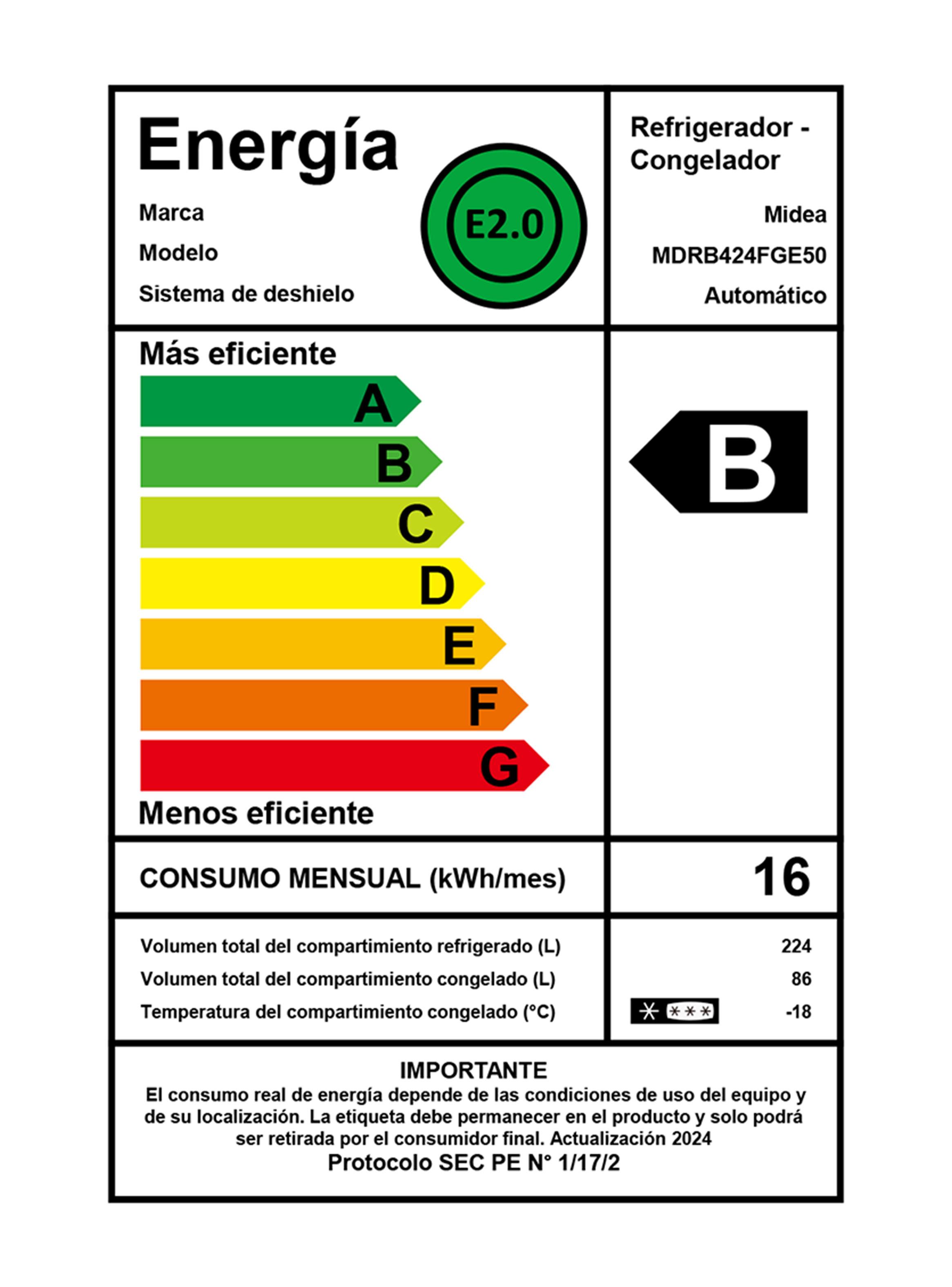 Refrigerador Bottom Freezer No Frost 310 Litros MDRB424FGE50-3
