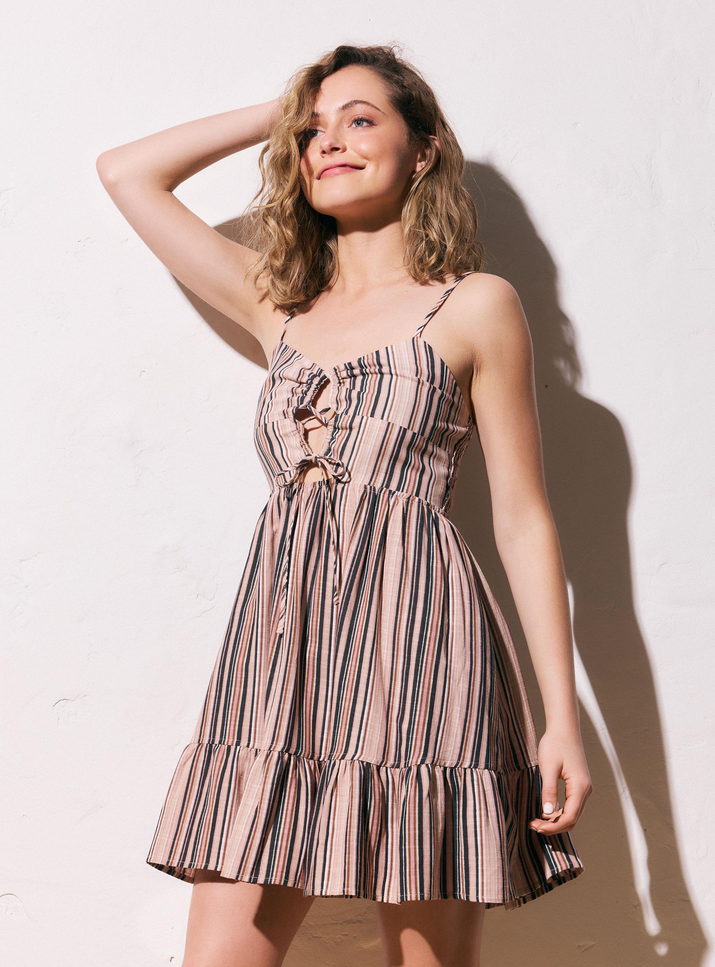 Vestido Escote con Tiras-0
