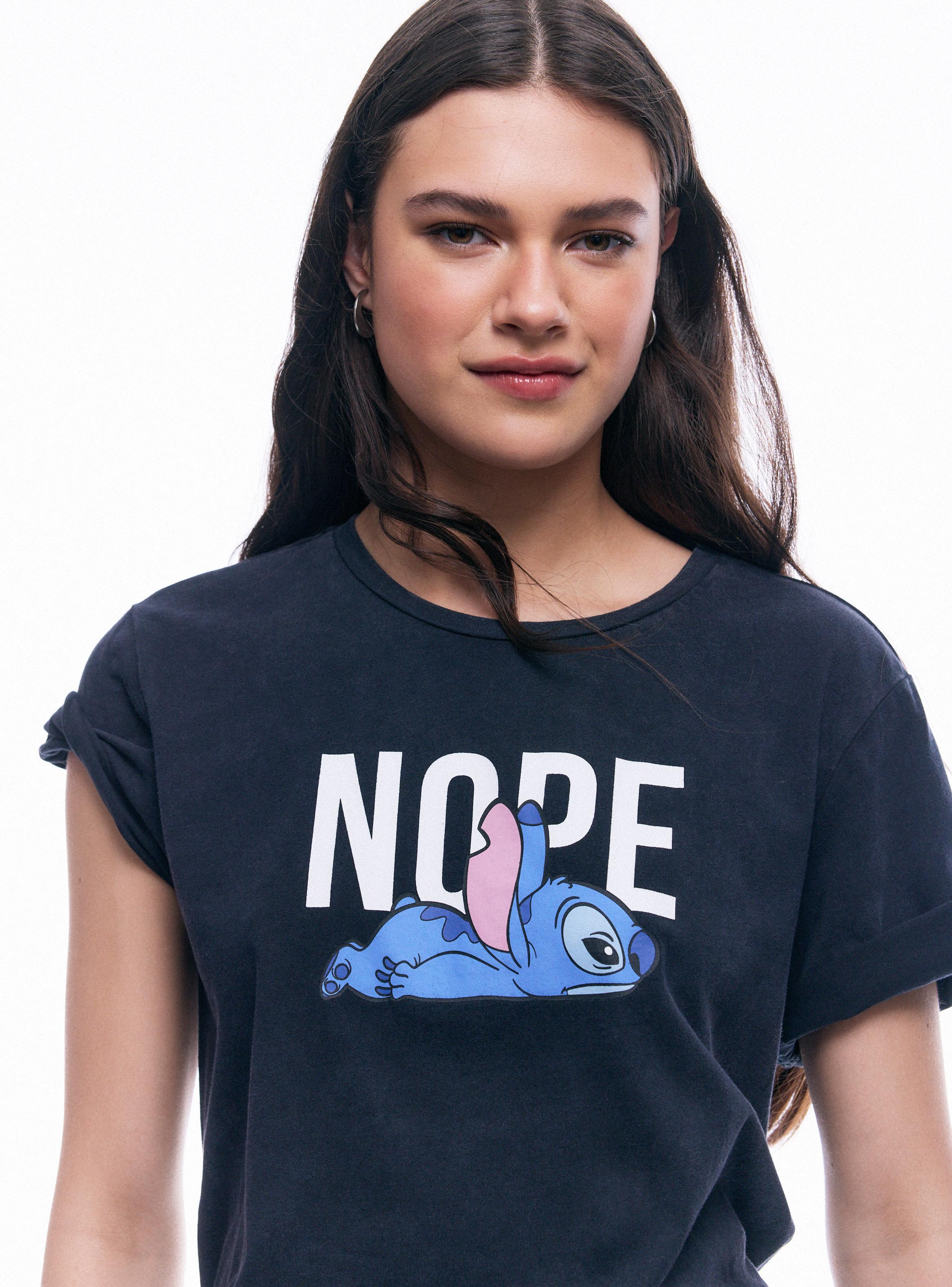 Polera Licencia Stitch Nope-2