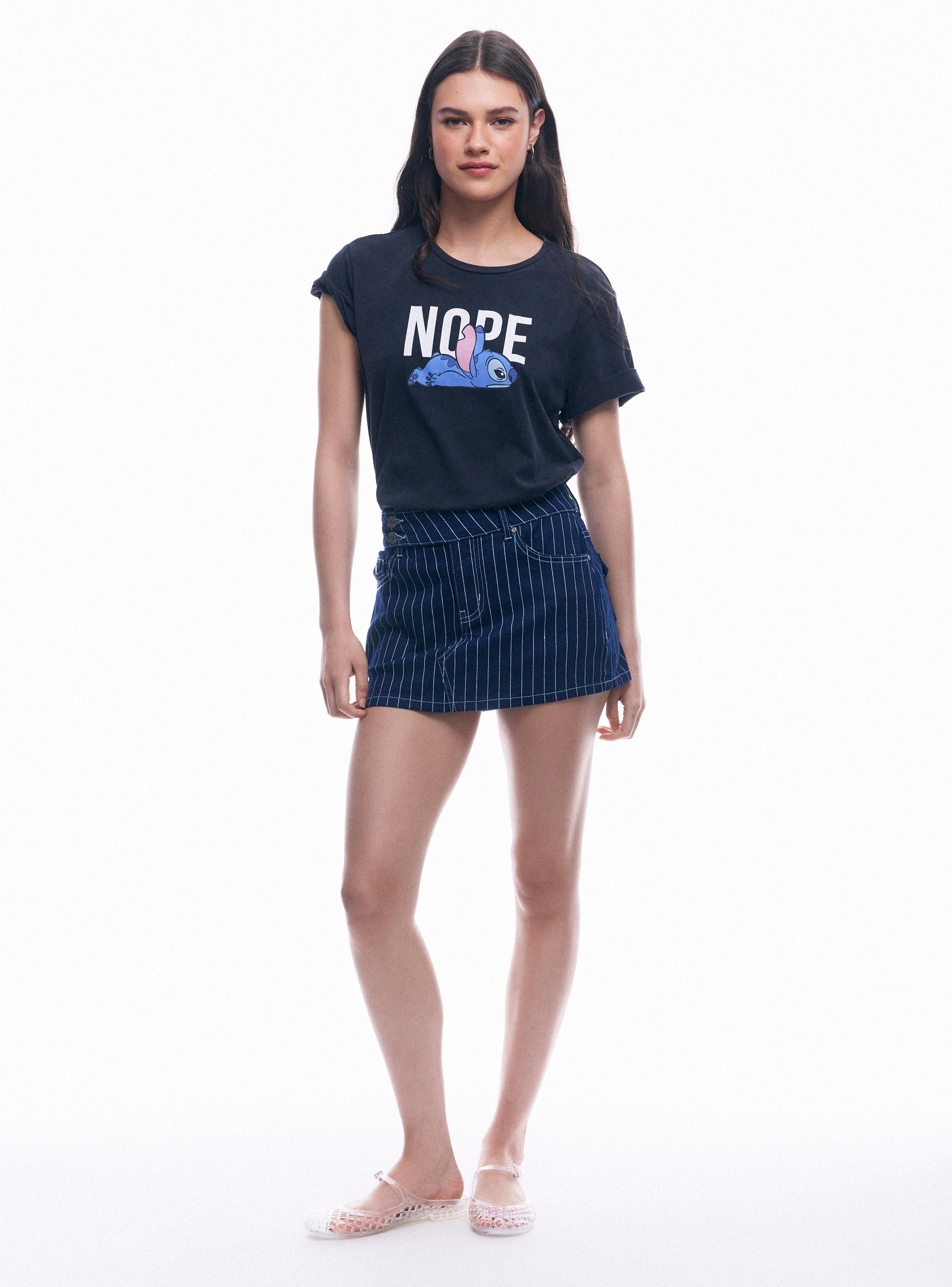Polera Licencia Stitch Nope-4