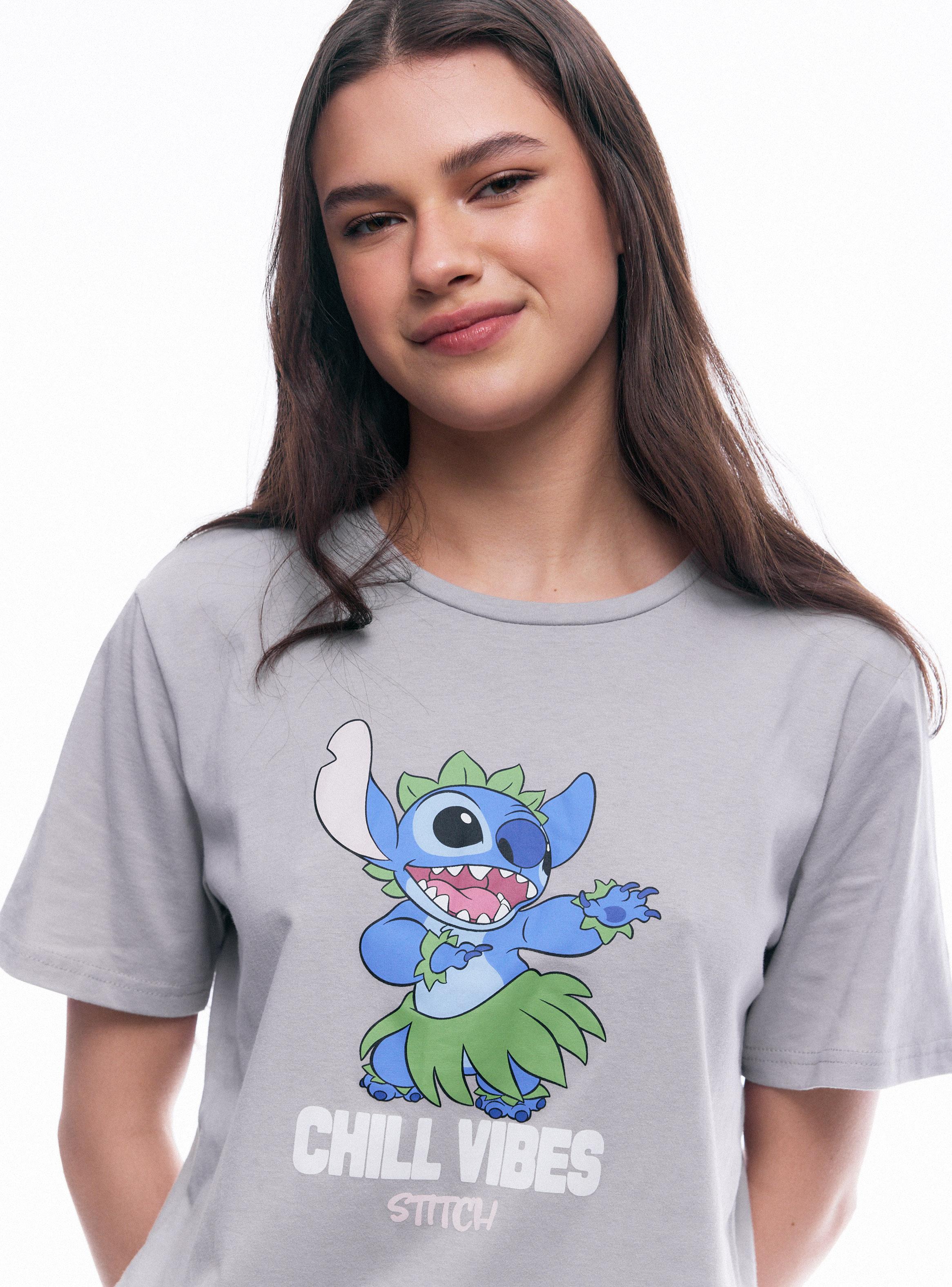 Polera Licencia Stitch Hawaii-2